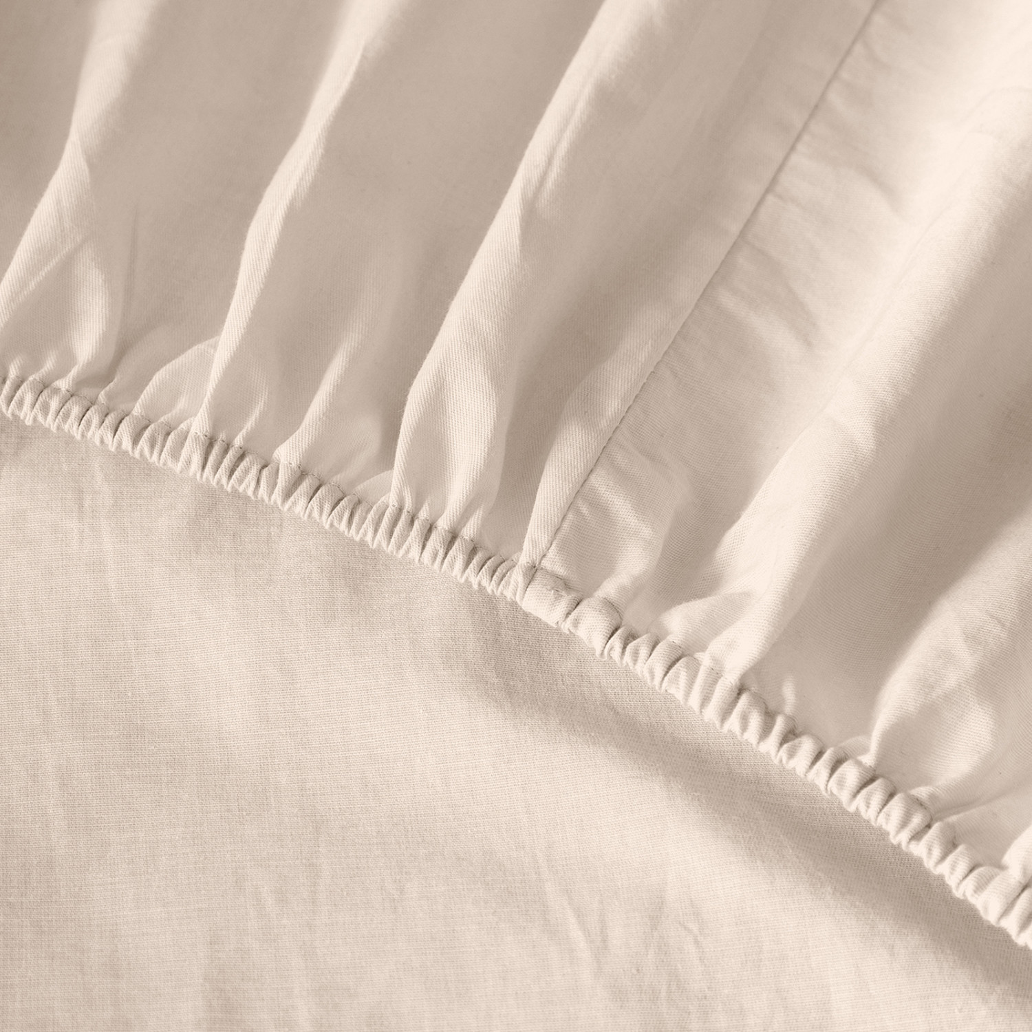 Простыня на резинке Sandy beige - фото № 3