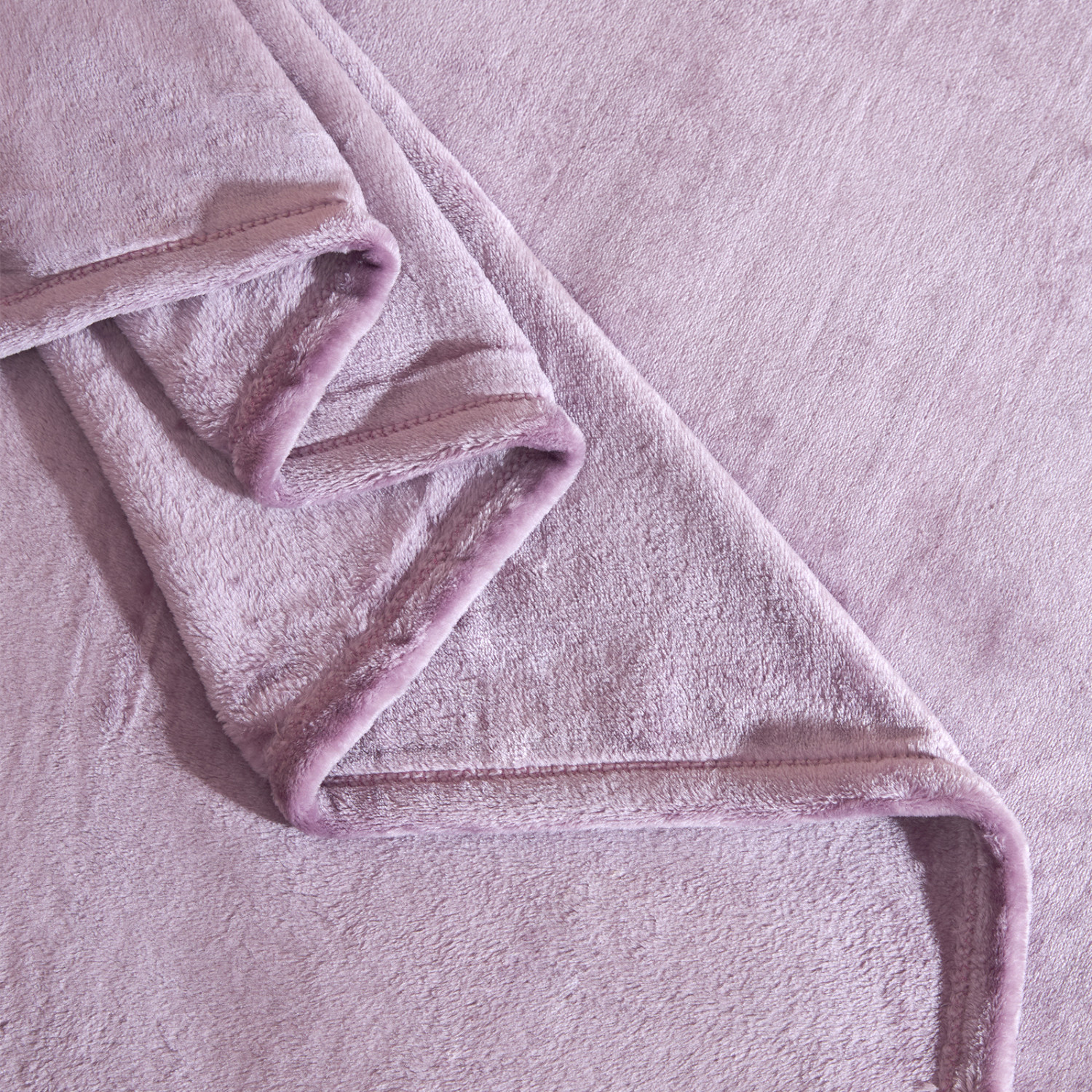 Плед Сверхмягкий/Supersoft, сирень - фото № 6