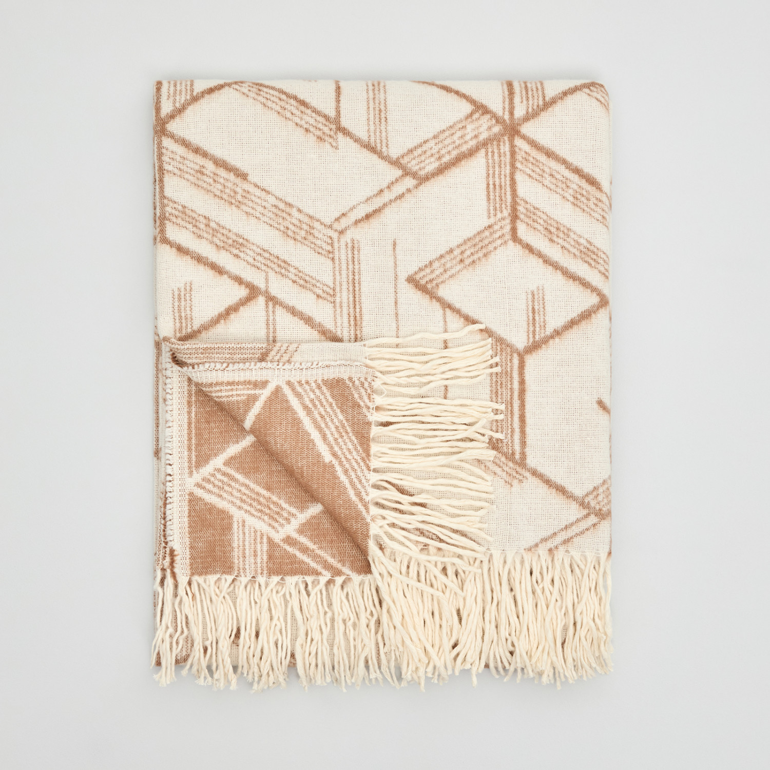 Плед Piera, коричневый - фото № 3