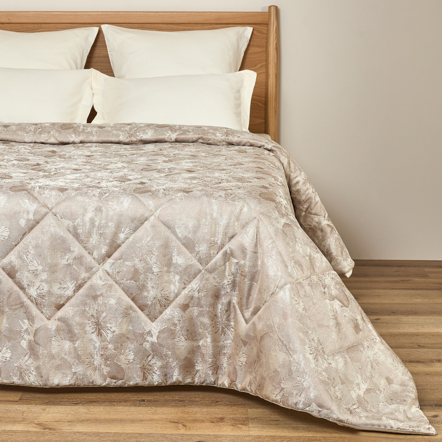 Покрывало Fogliame dorato, латте - фото № 2