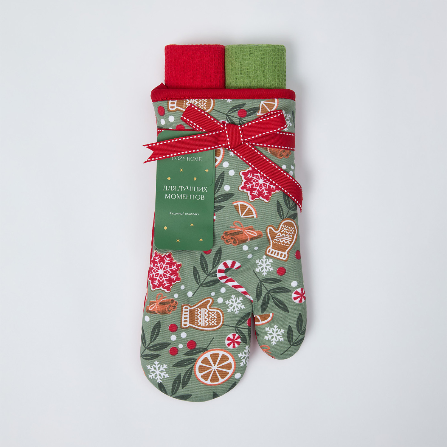 Комплект кухонный Зимнее время/Winter time - фото № 14