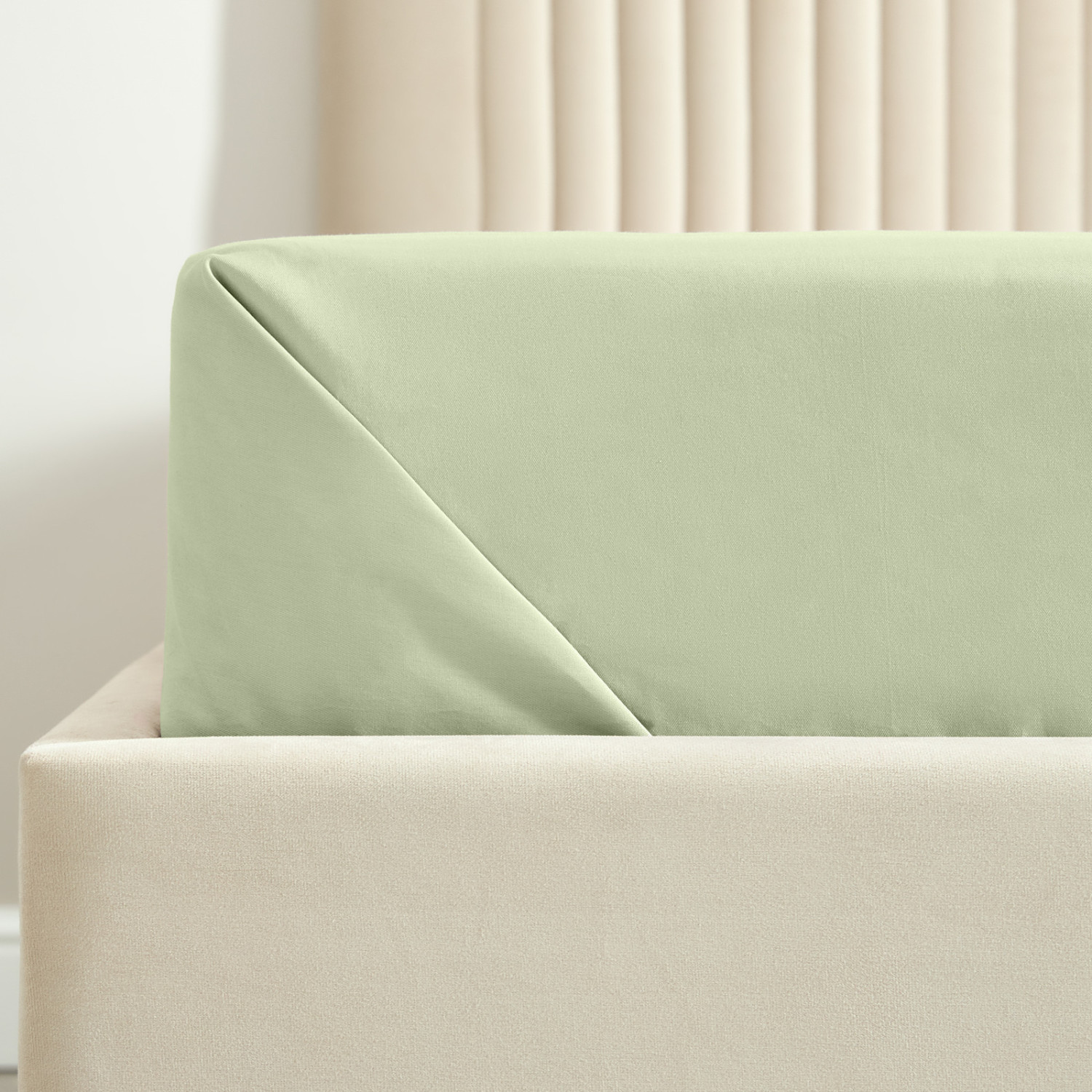 Простыня Зеленый туман/Fog Green - фото № 2