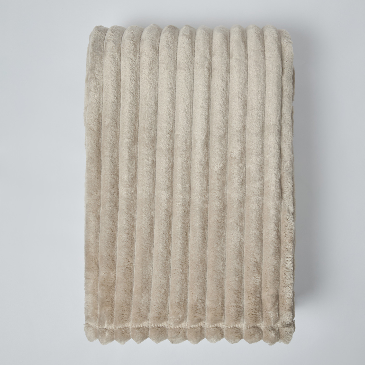 Плед Soft strip, пепел - фото № 2