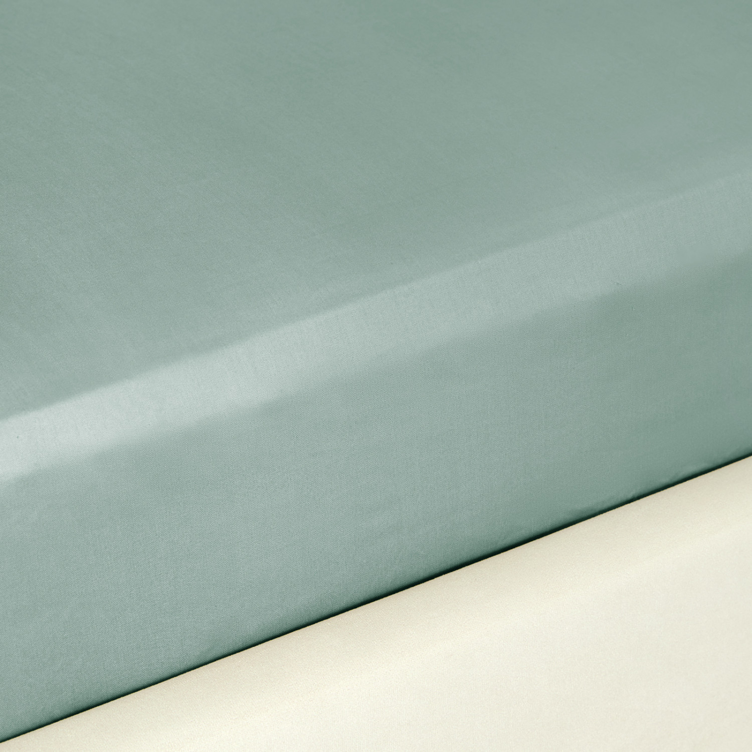 Простыня на резинке Масляно-синий - фото № 3