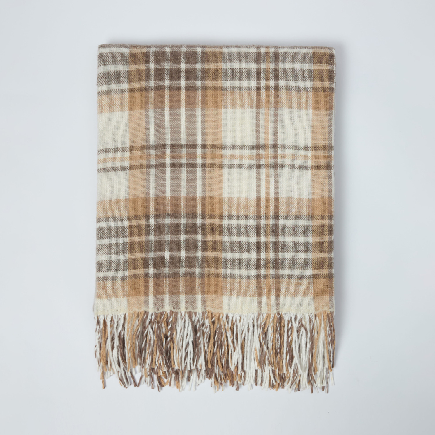 Плед Вернаго/Vernago, бежевый - фото № 4