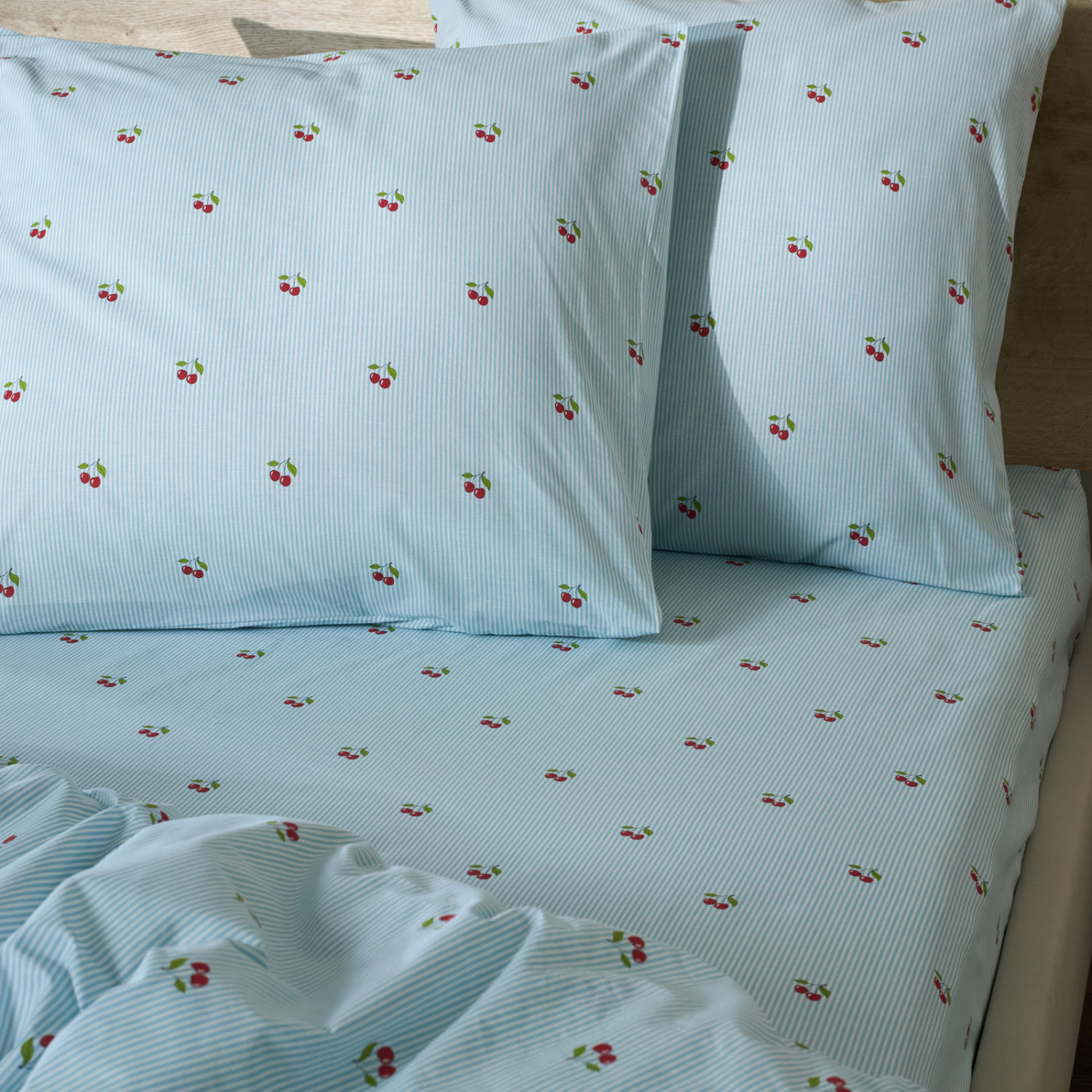 Постельное белье Вишневая полоска/Cherry stripe - фото № 8
