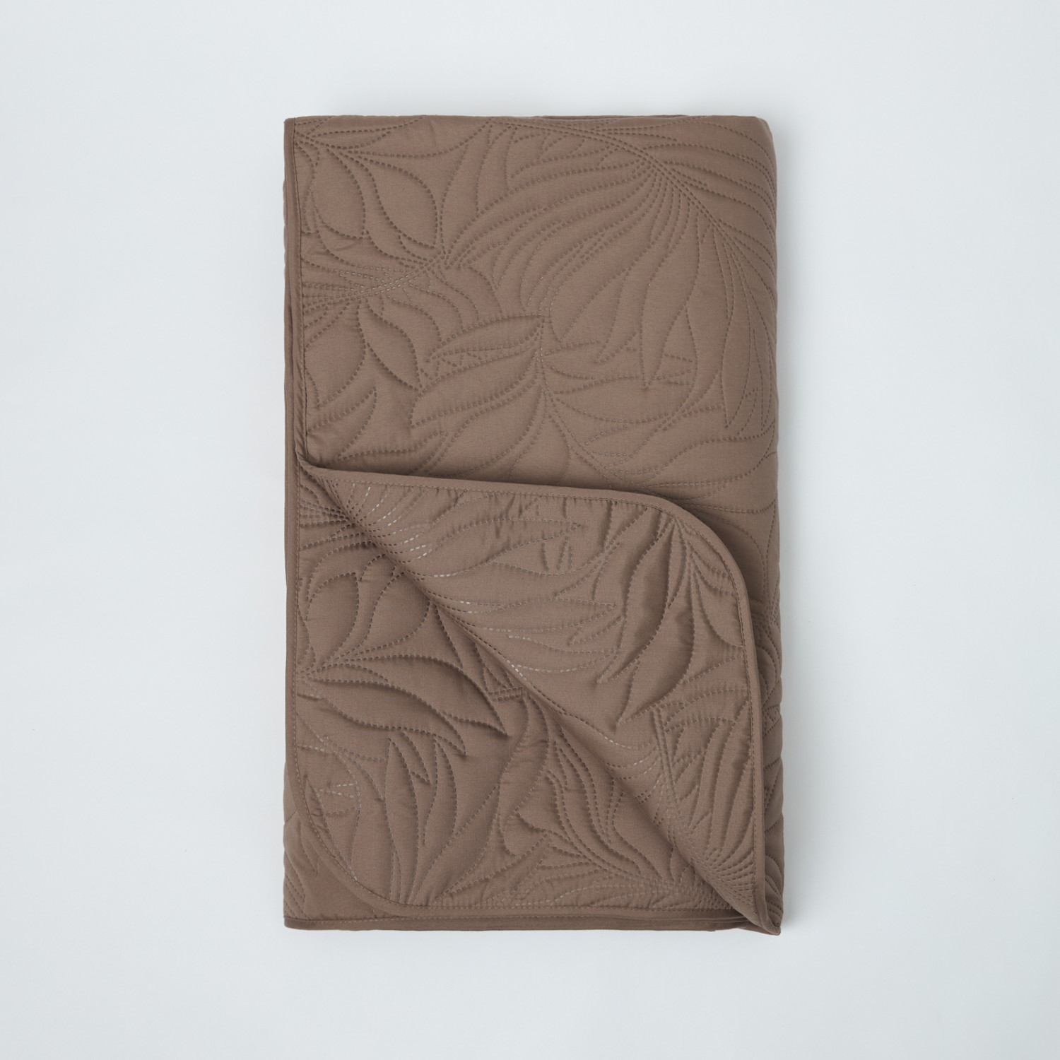 Покрывало Листочки/Fogliare, мокко