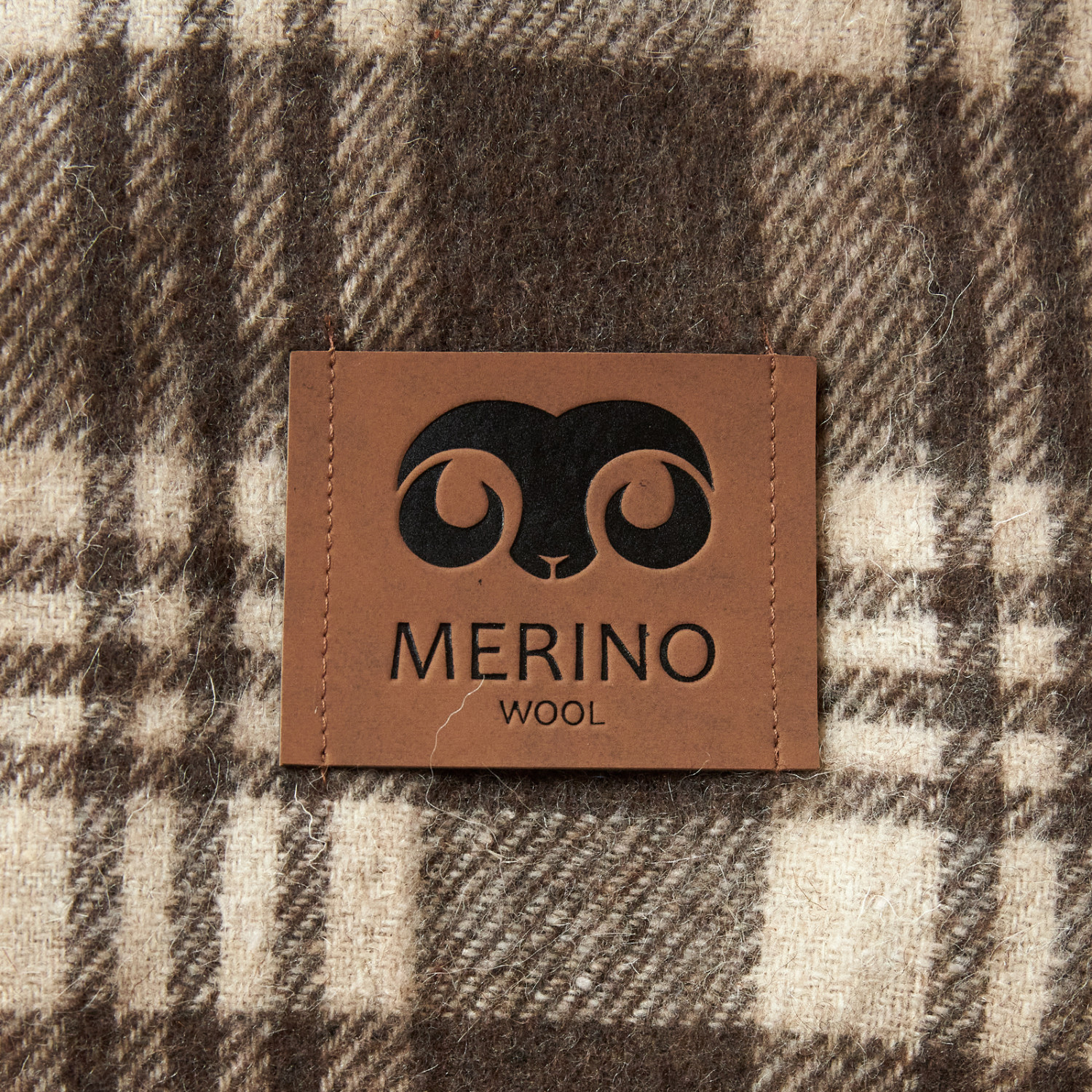 Плед Lana caliente, коричневый - фото № 5