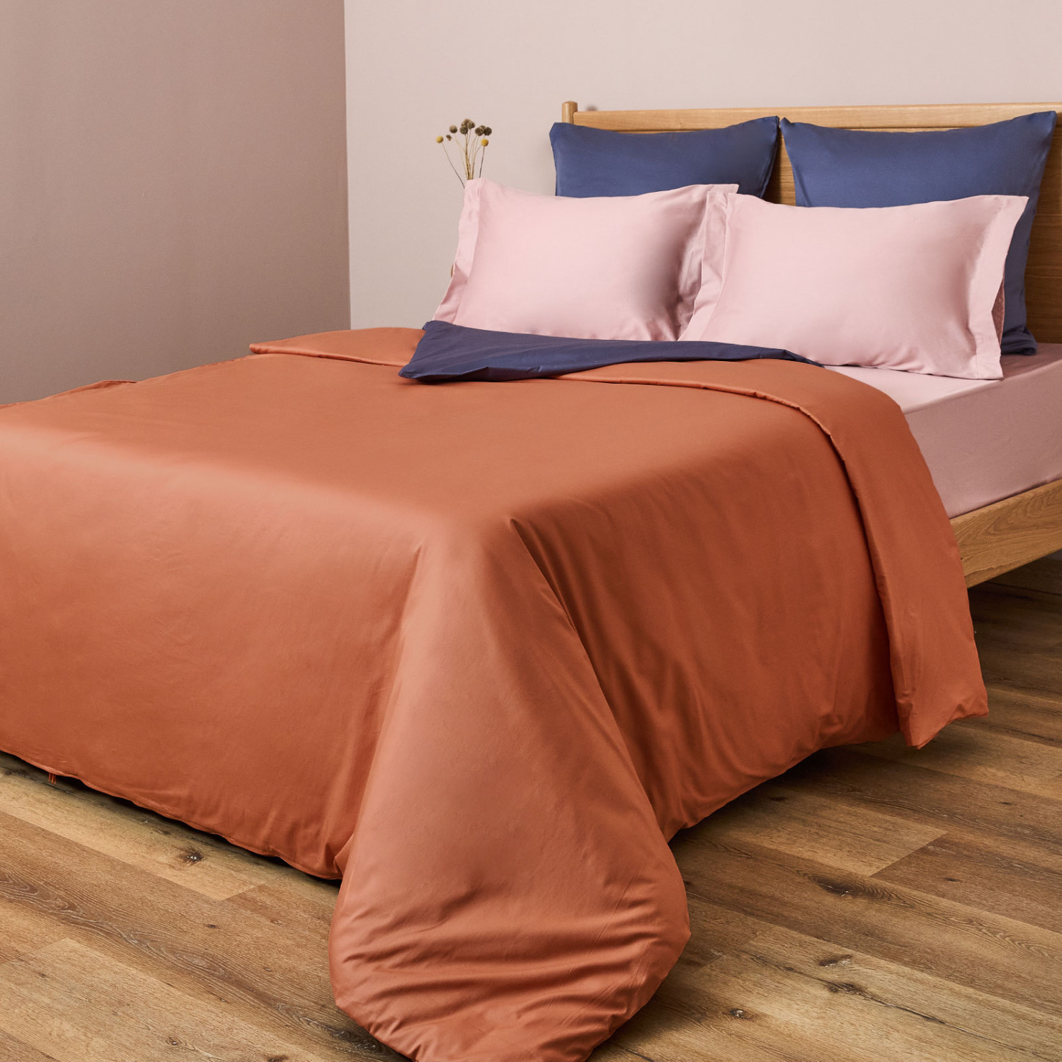 Пододеяльник Терракотта/Terracotta, сатин - фото № 6