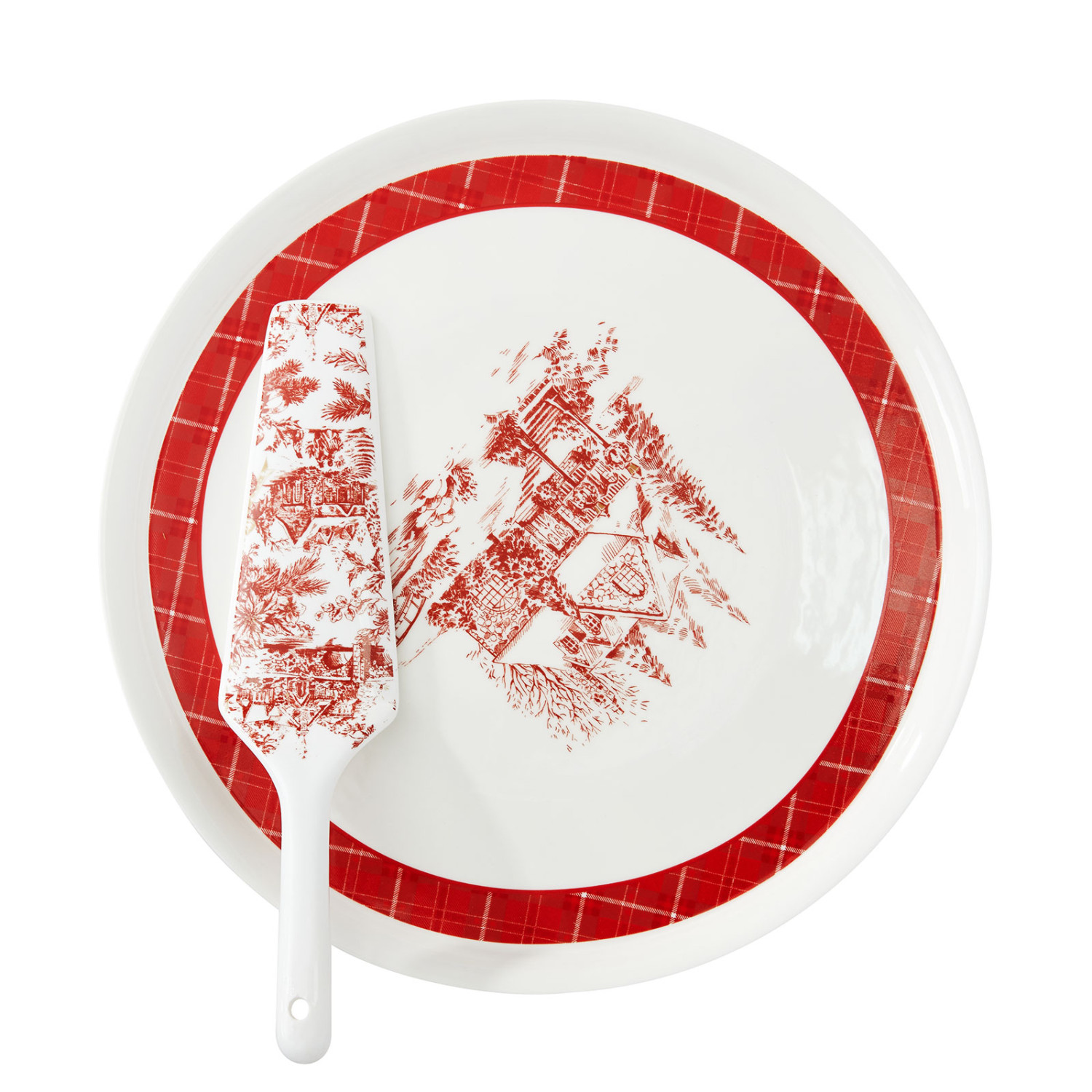 Тортница Toile de Jouy - фото № 2