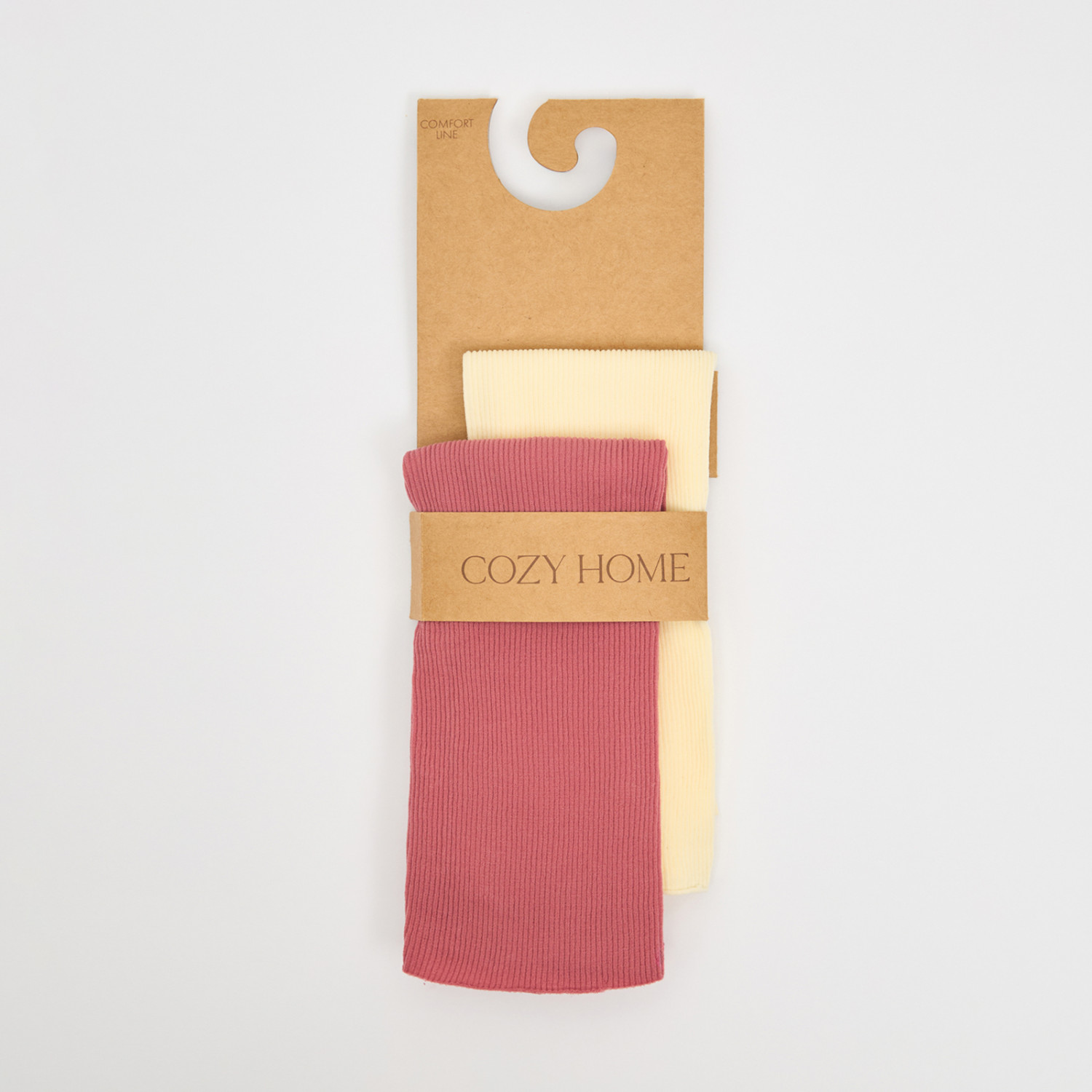 Носки Роза Руж, молочные/розовые