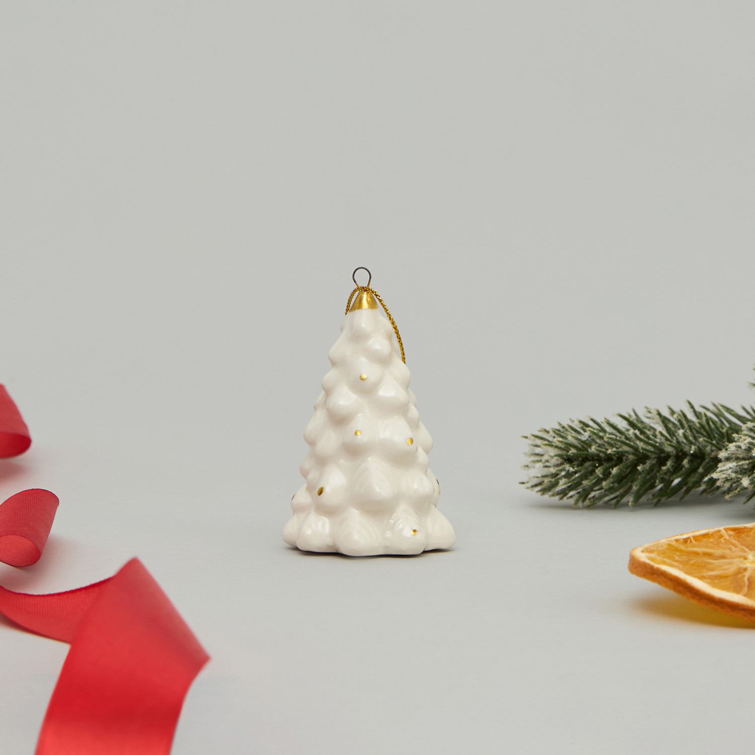 Елочная игрушка Золотая ель/Golden Fir - фото № 3