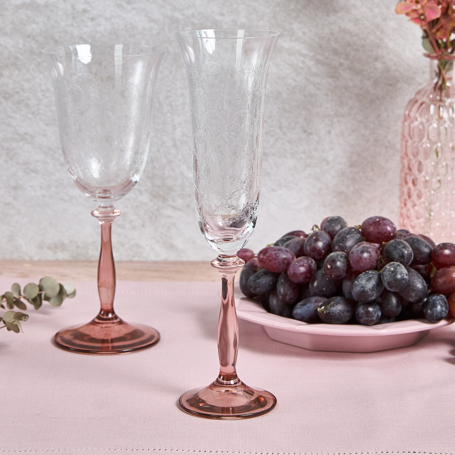 Бокал для шампанского Heather rose - фото № 2
