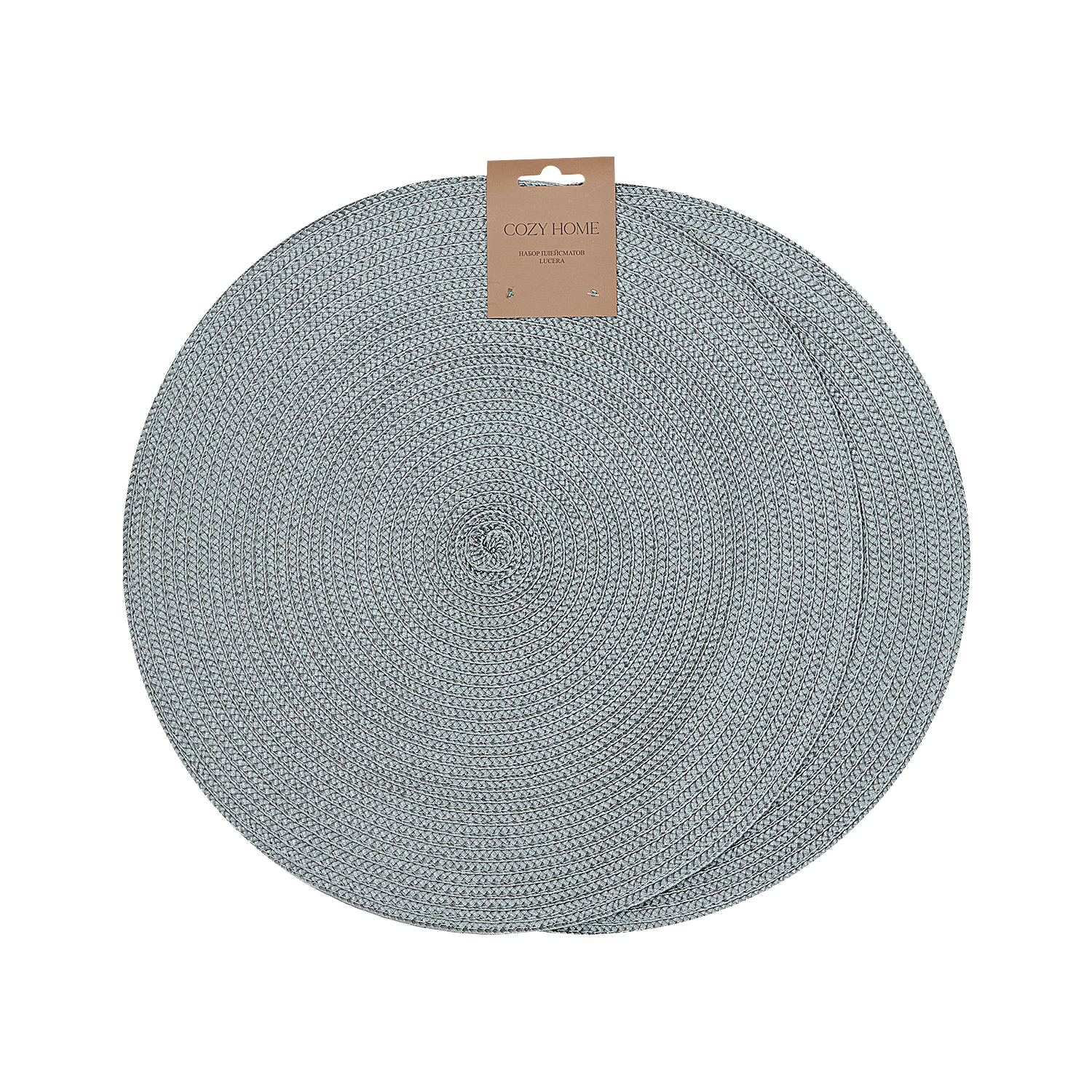 Набор плейсматов Lucera, серый - фото № 4