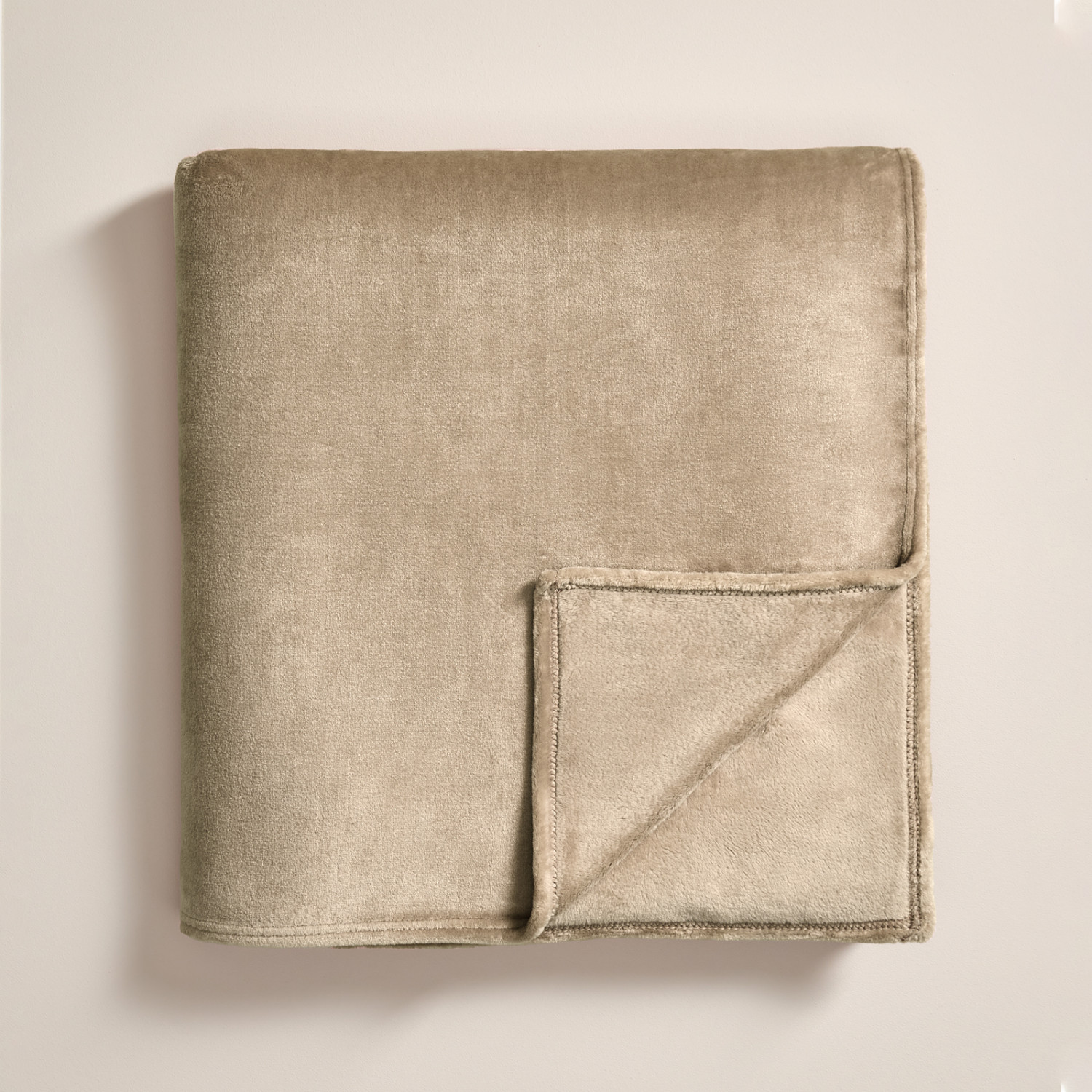 Плед Сверхмягкий/Supersoft, капучино - фото № 4