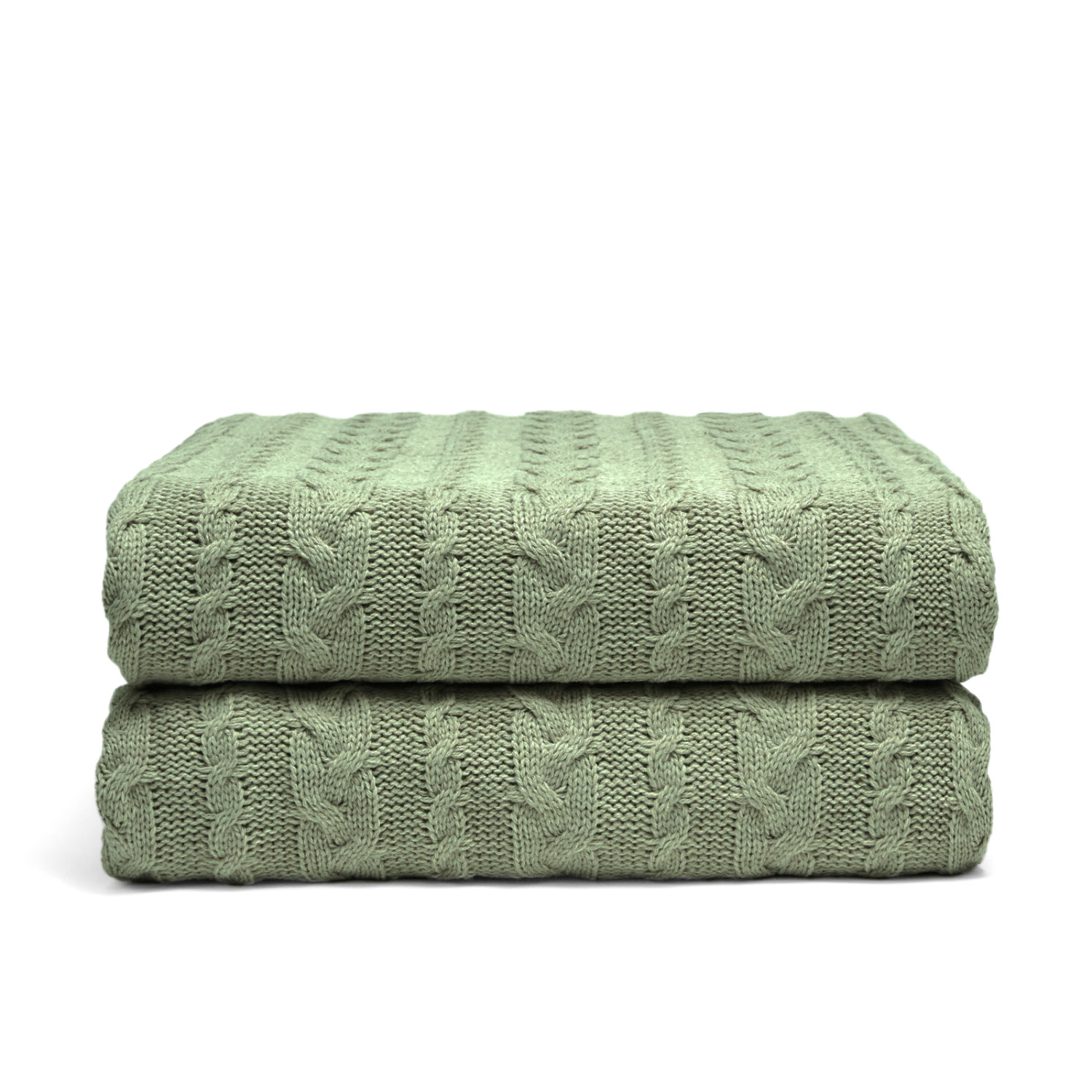 Плед Novallas, оливковый