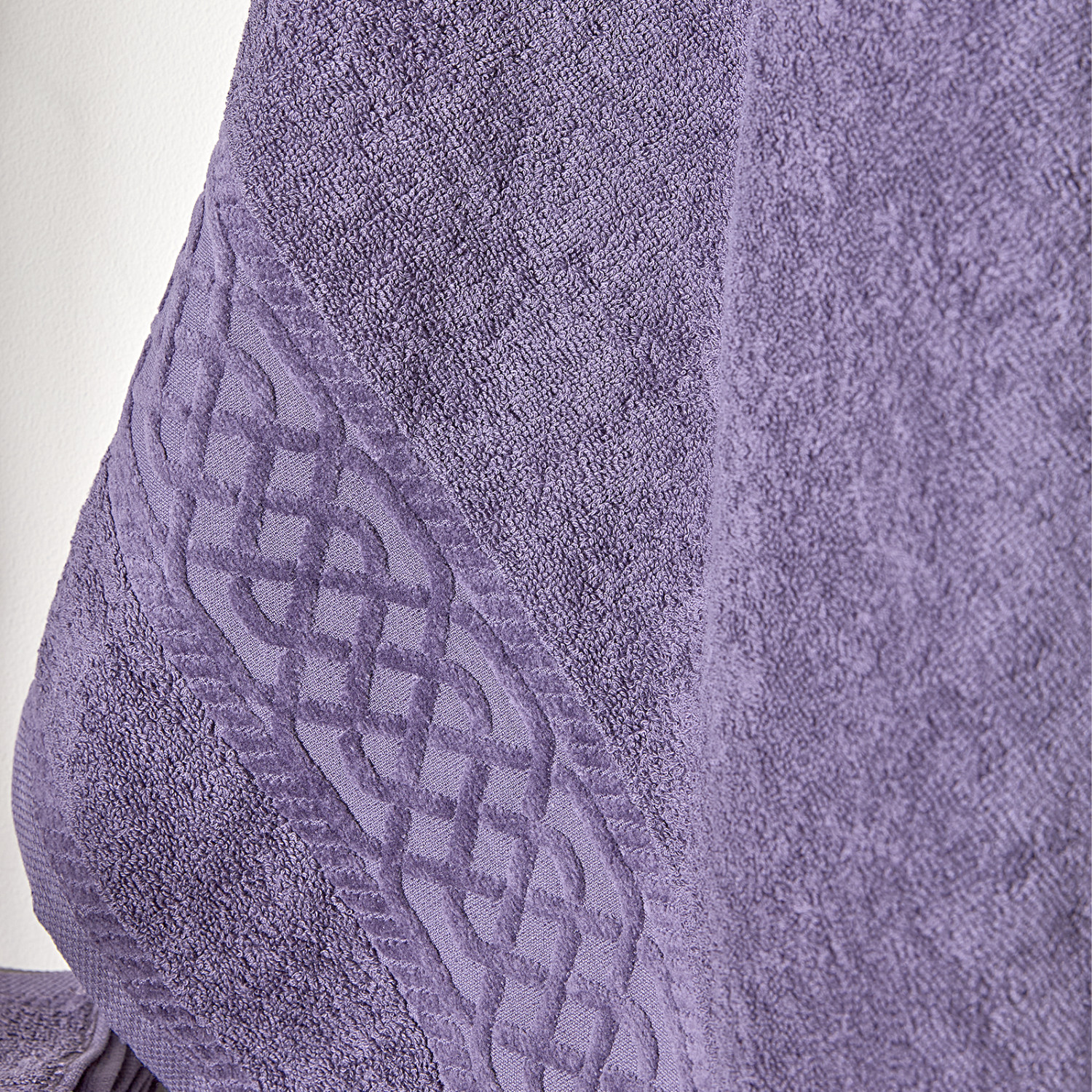 Полотенце махровое Costanza, фиолет - фото № 3