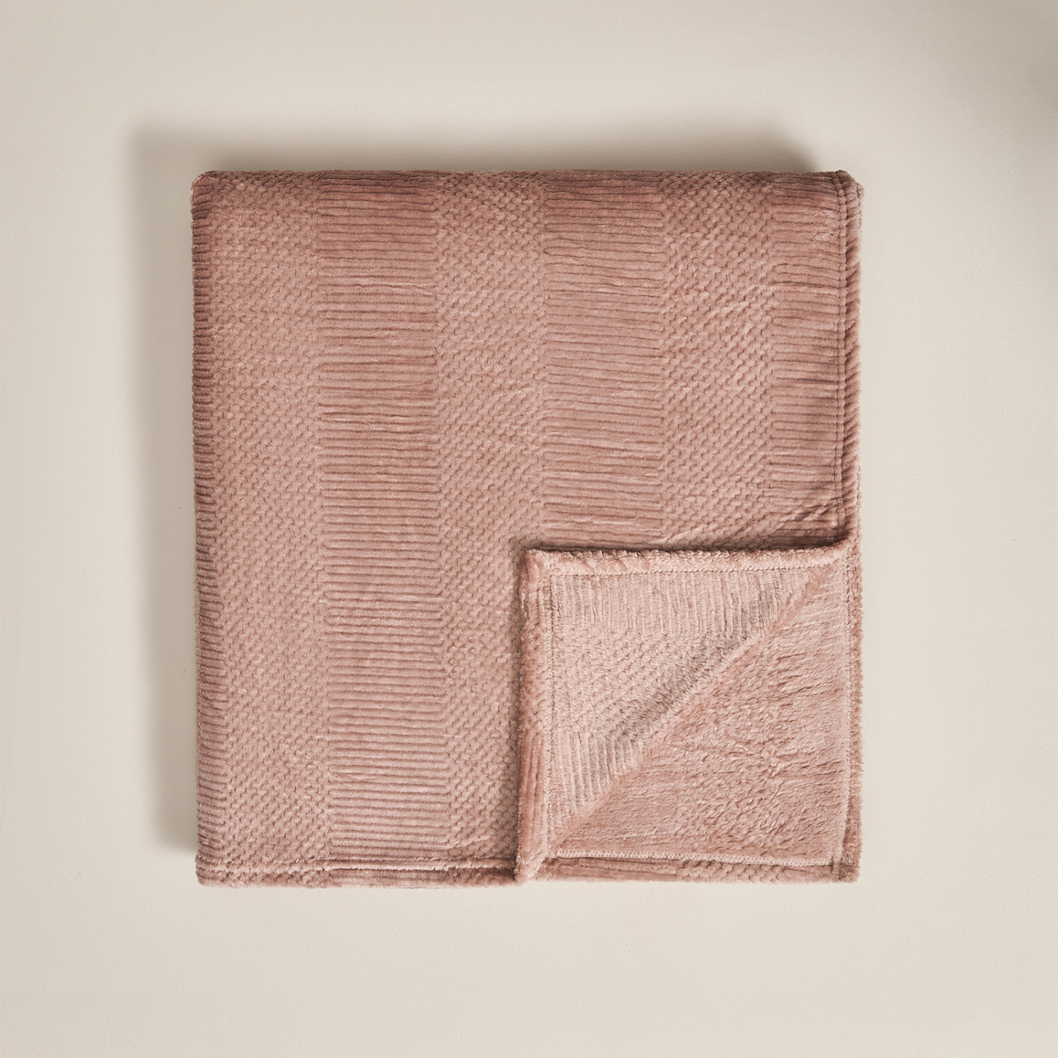 Плед Leon, пыльная роза - фото № 6