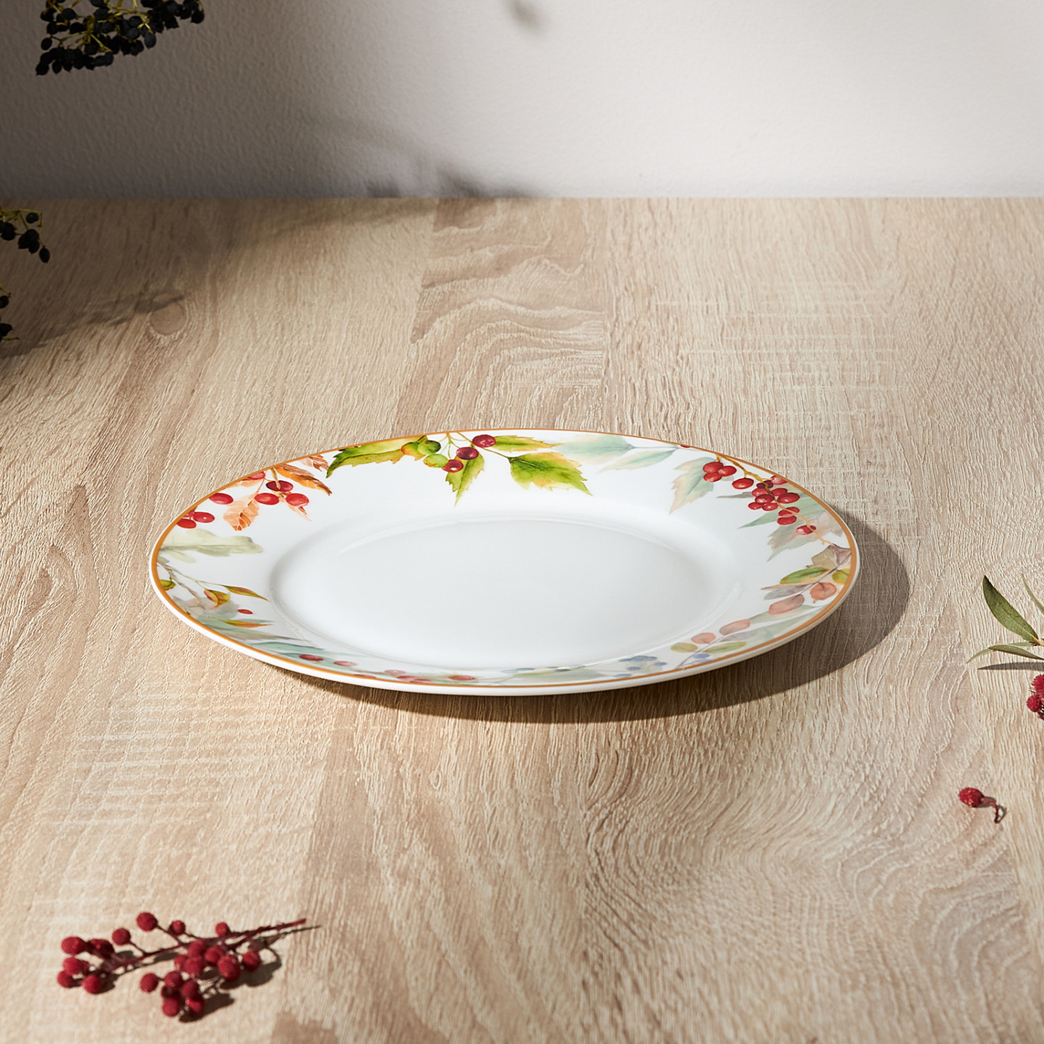 Тарелка Шиповник/Rose hip II - фото № 2