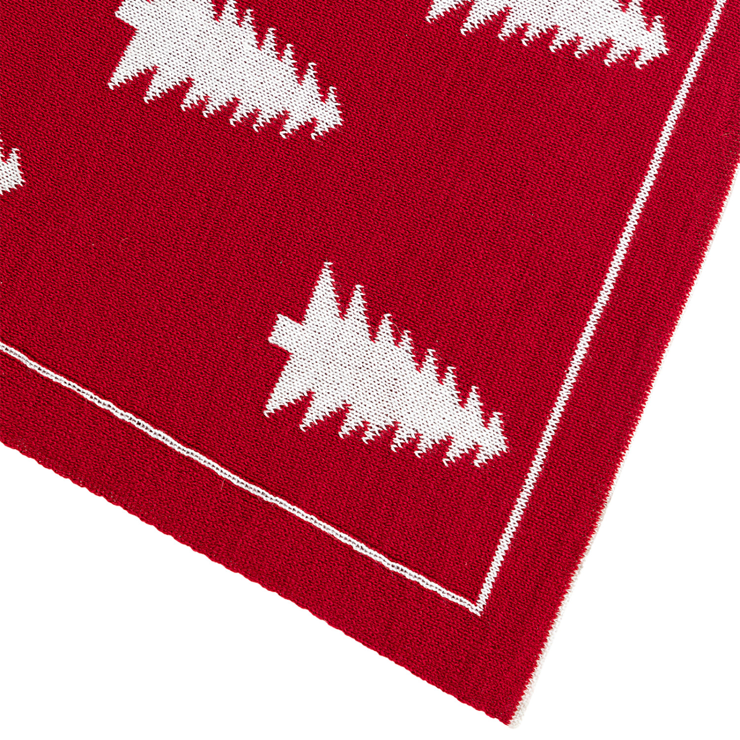 Плед Abete rosso, красный - фото № 6