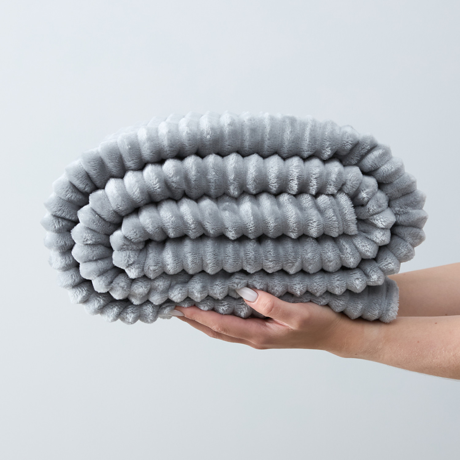 Плед Bessarabia, серый - фото № 8