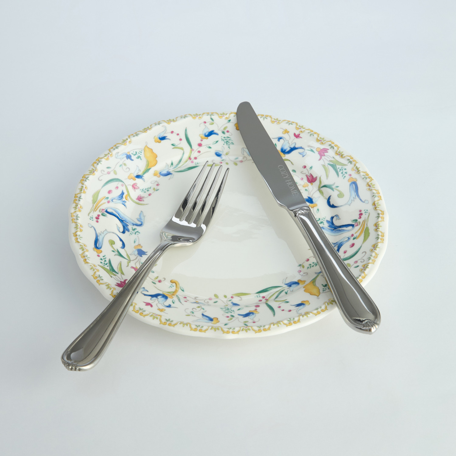 Тарелка Зайчата в кружевах/ Merletto e Coniglietti - фото № 7