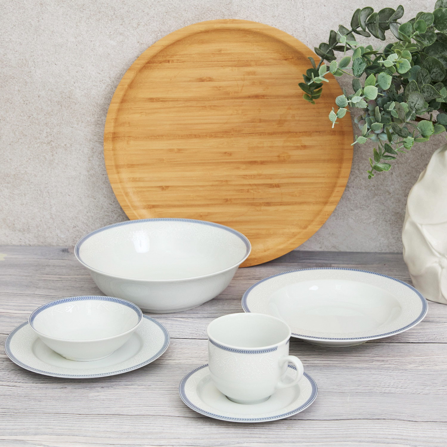 Тарелка глубокая Classic blue - фото № 3