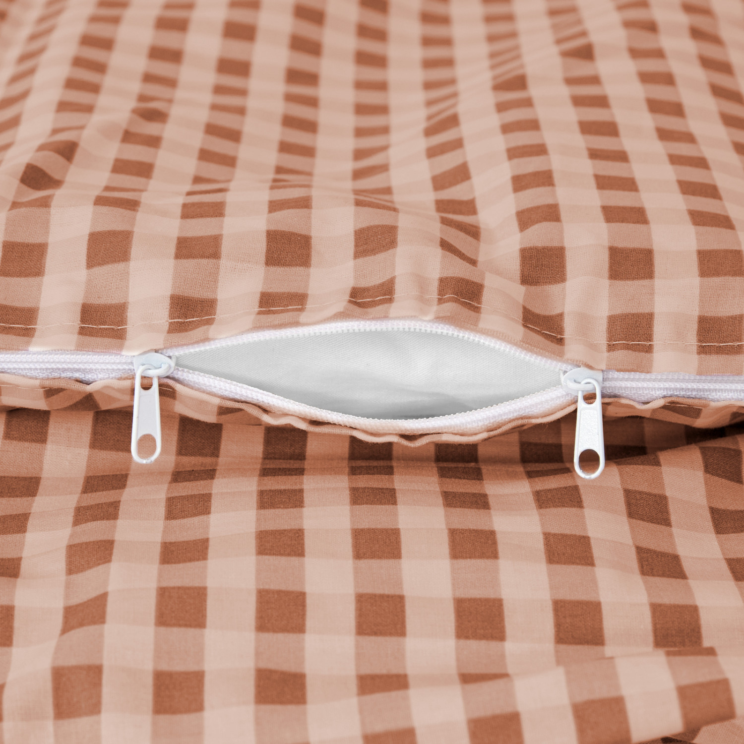 Постельное белье полукомплект Vichy, терракота - фото № 14