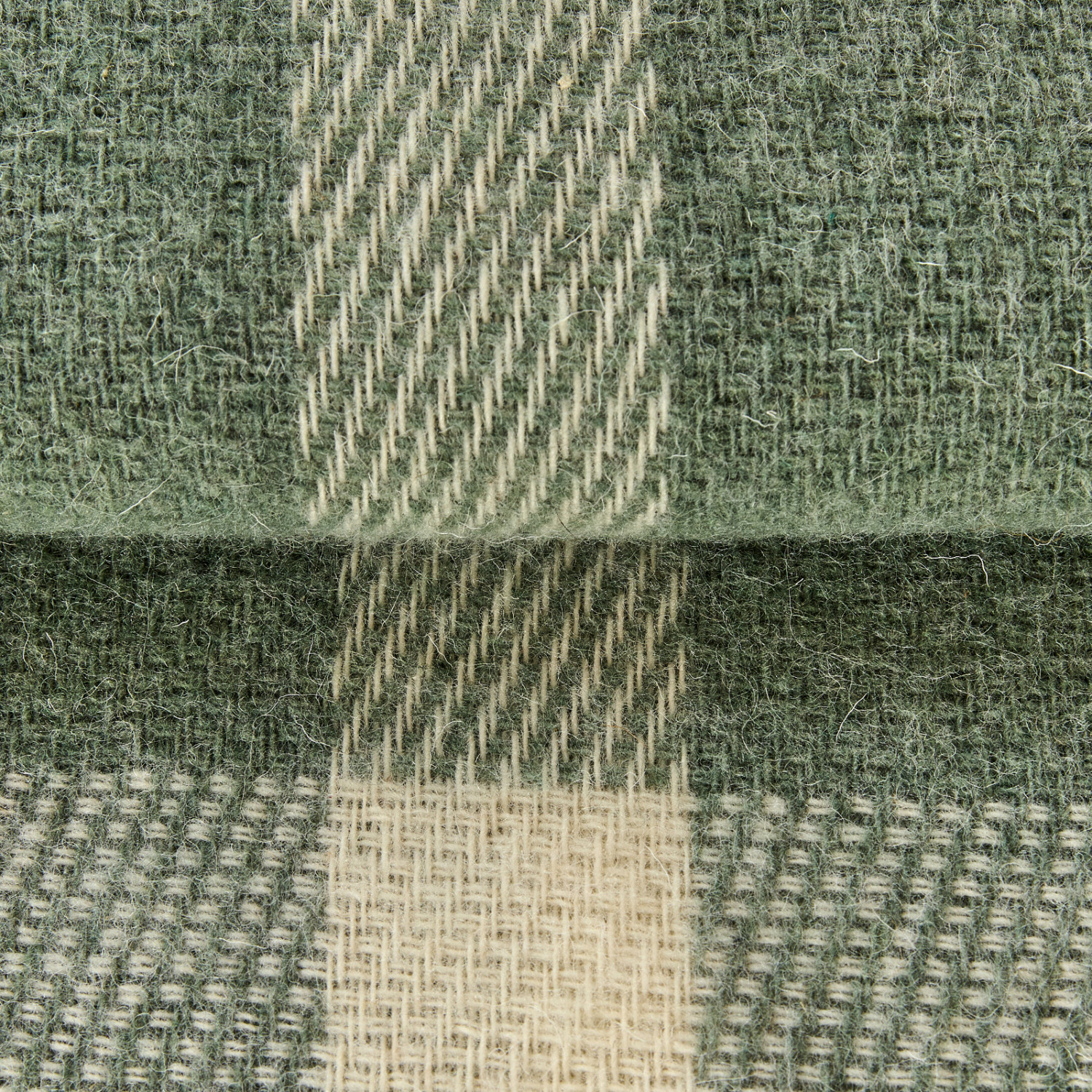 Плед Striscia calda, зеленый - фото № 4