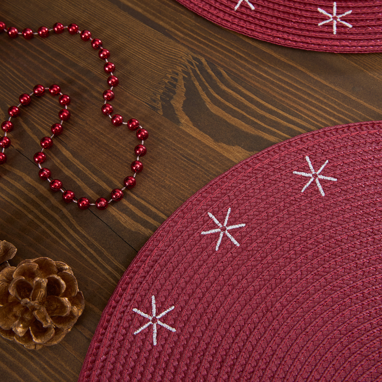 Набор плейсматов Снежинка/Snowflake - фото № 5