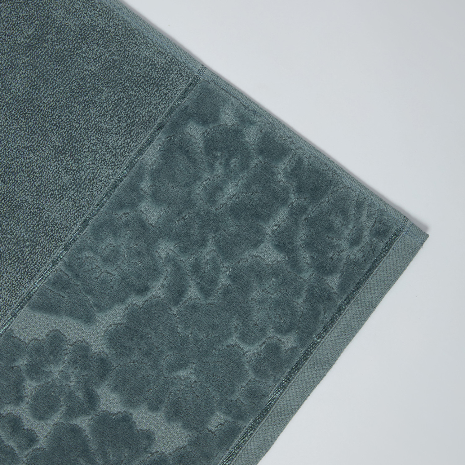 Полотенце махровое Личия/Licia, серо-голубое - фото № 2