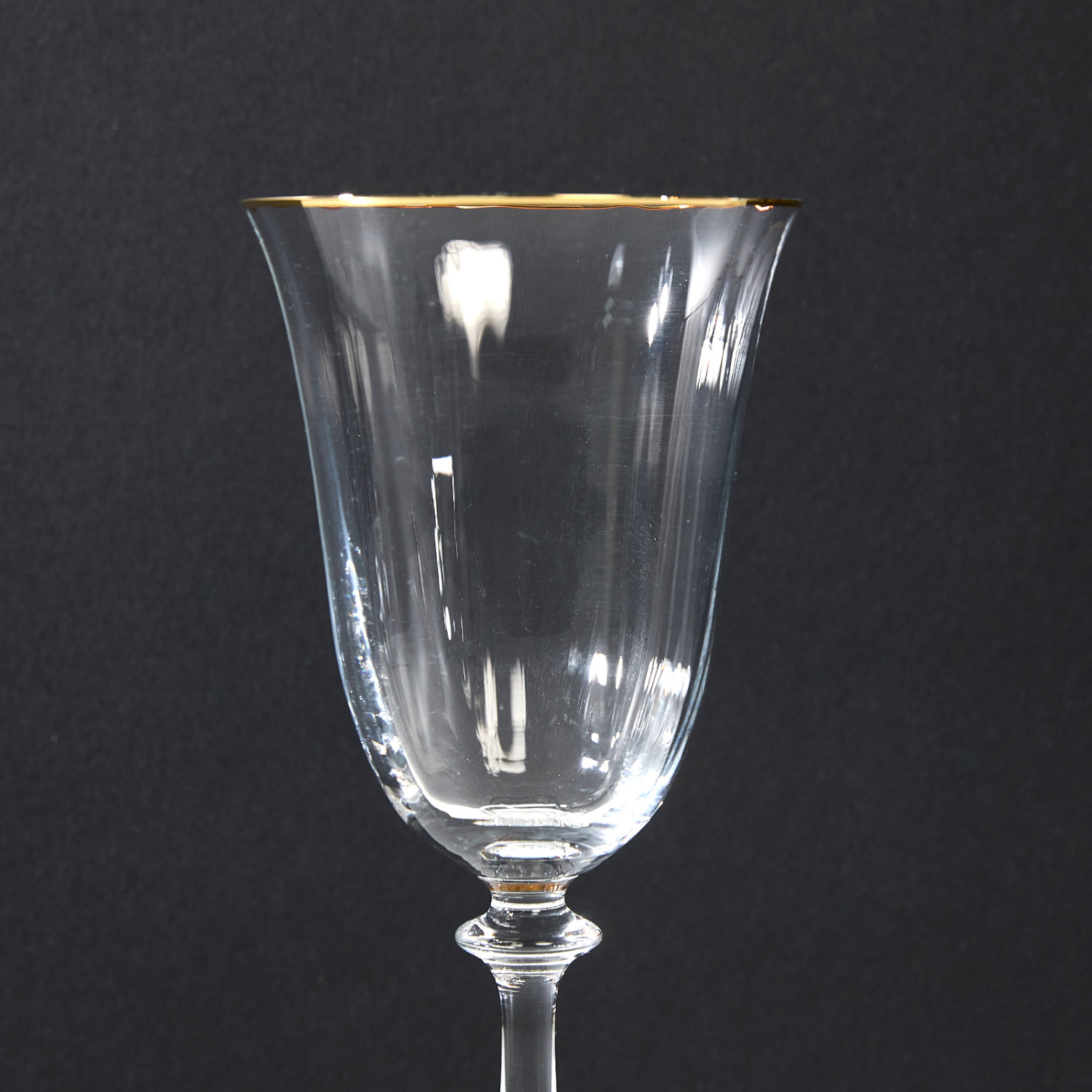 Бокал Золотая легкая волна/Light wave Gold для вина - фото № 3