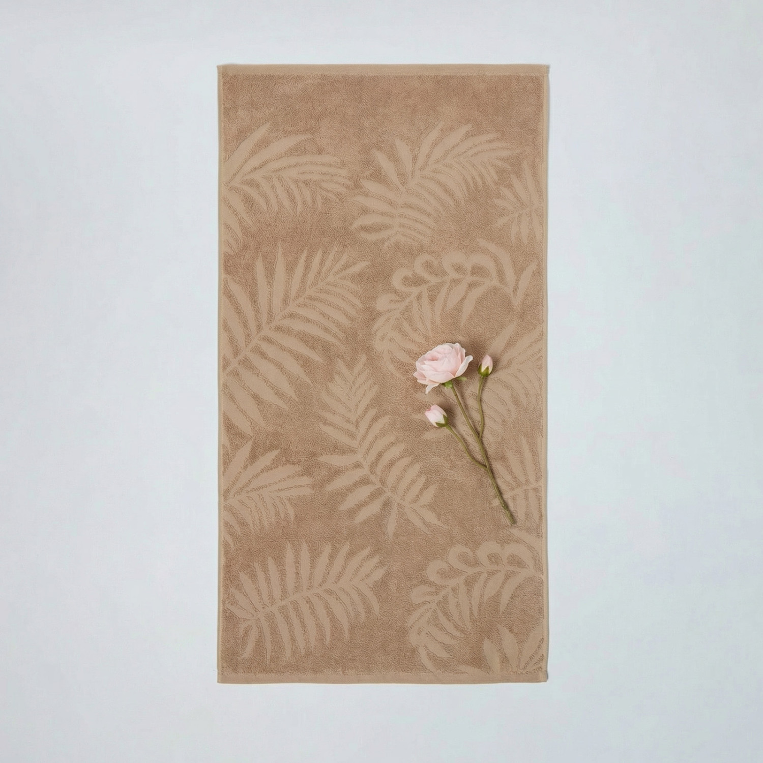 Полотенце махровое Tropico, бежевое