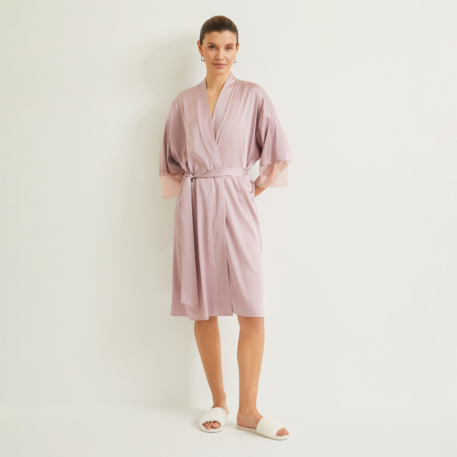 Халат Алисма/Alisma, пудра - фото № 3