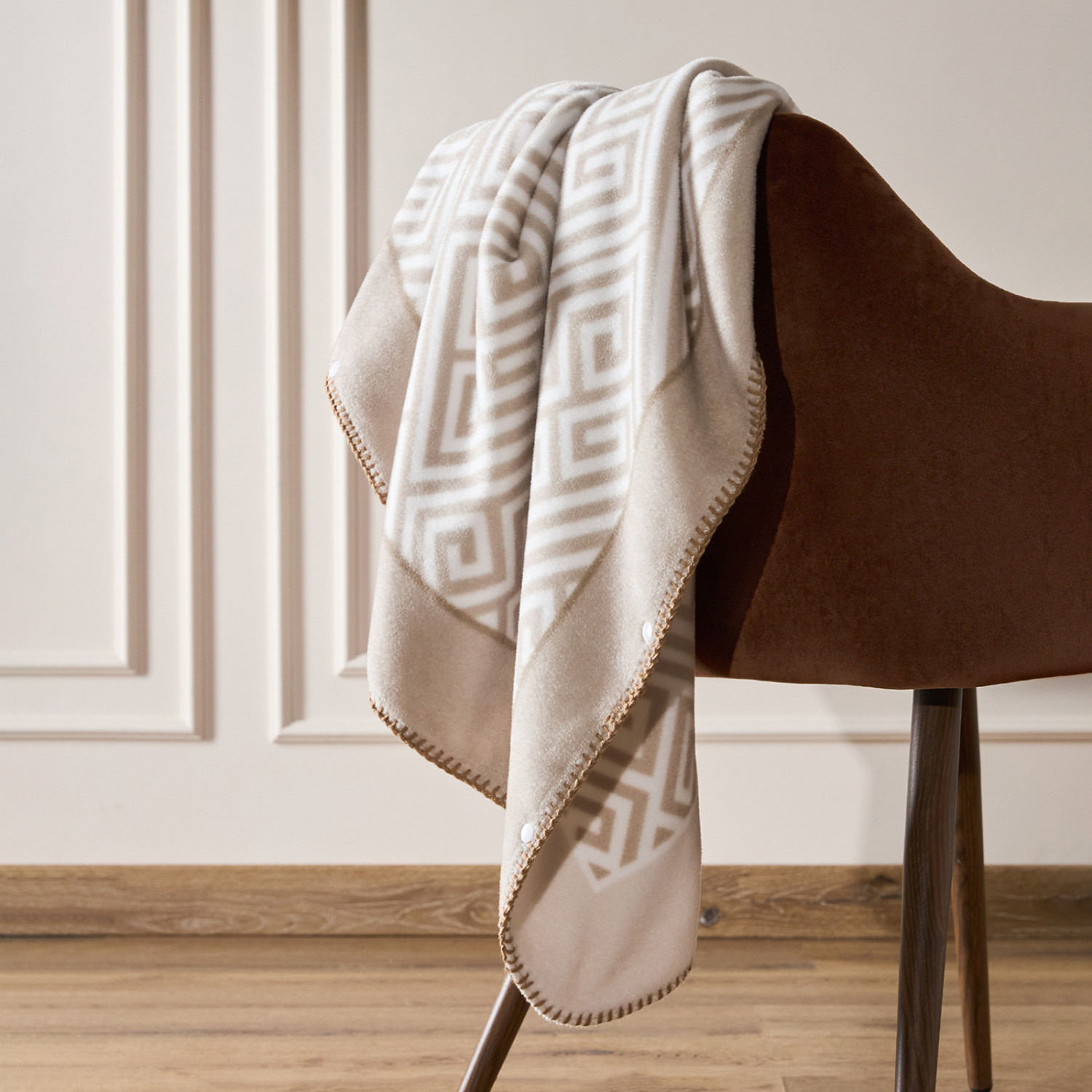 Плед Пончо/Poncho, бежевый