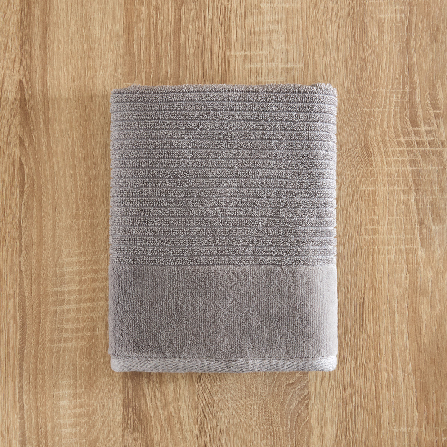 Полотенце махровое Винченца/Vincenza, серое II - фото № 5