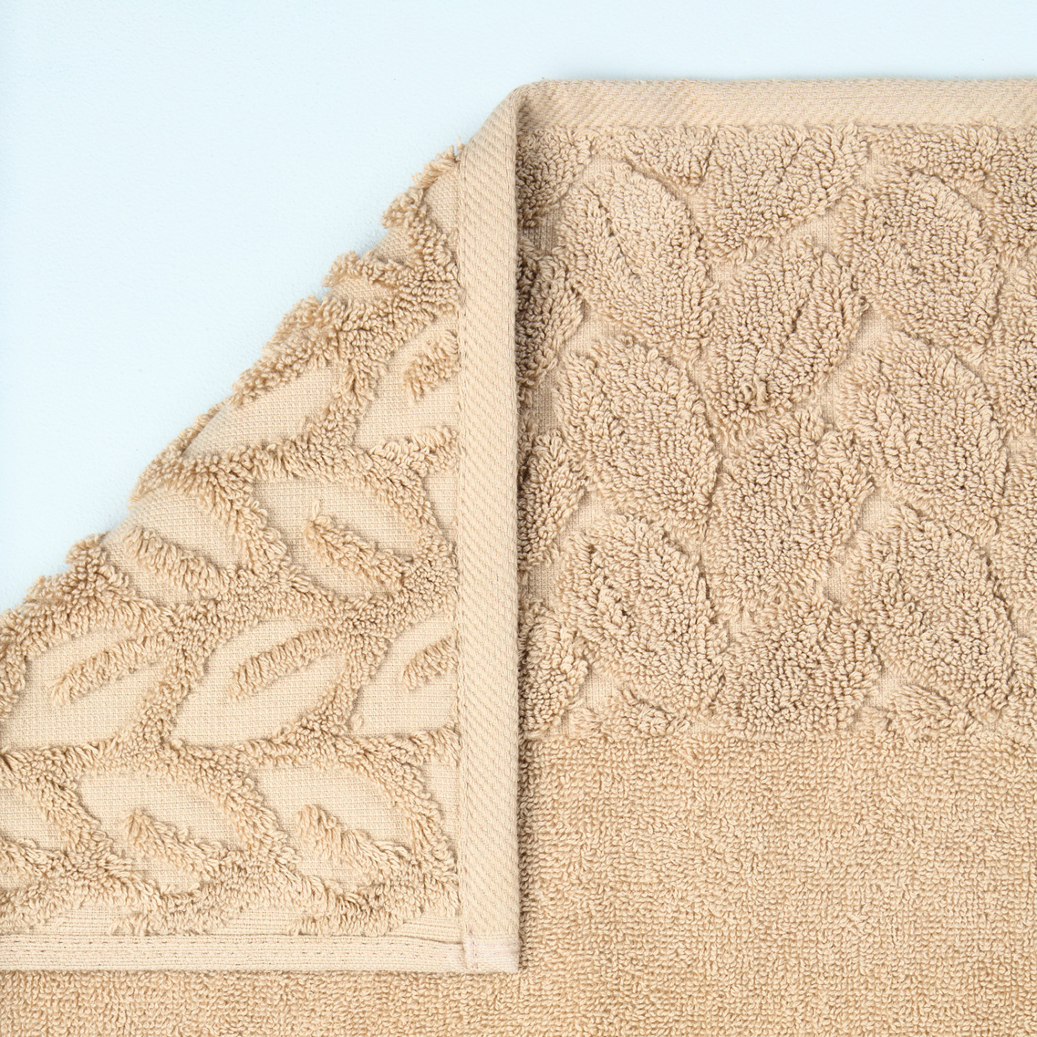 Полотенце махровое Луана/Luana, бежевое - фото № 2