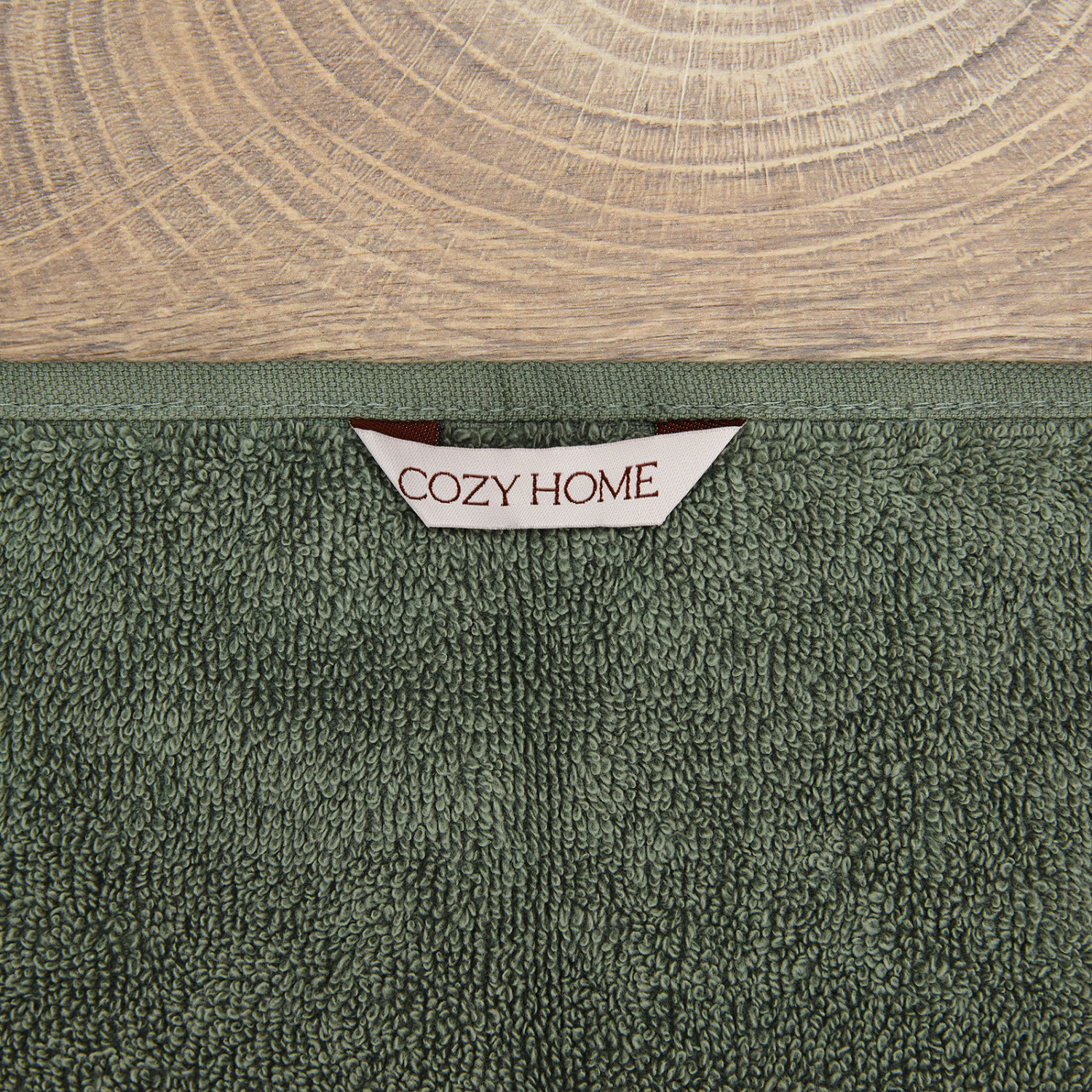 Полотенце махровое Лорд/Lordy, зеленое - фото № 5