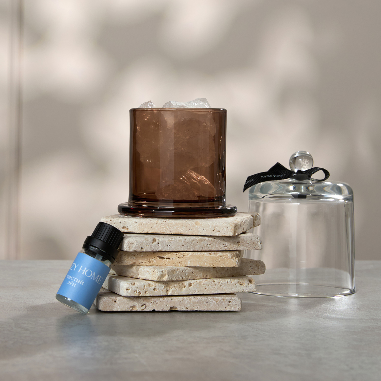 Диффузор с камнями Чистый лён 30 мл - фото № 12