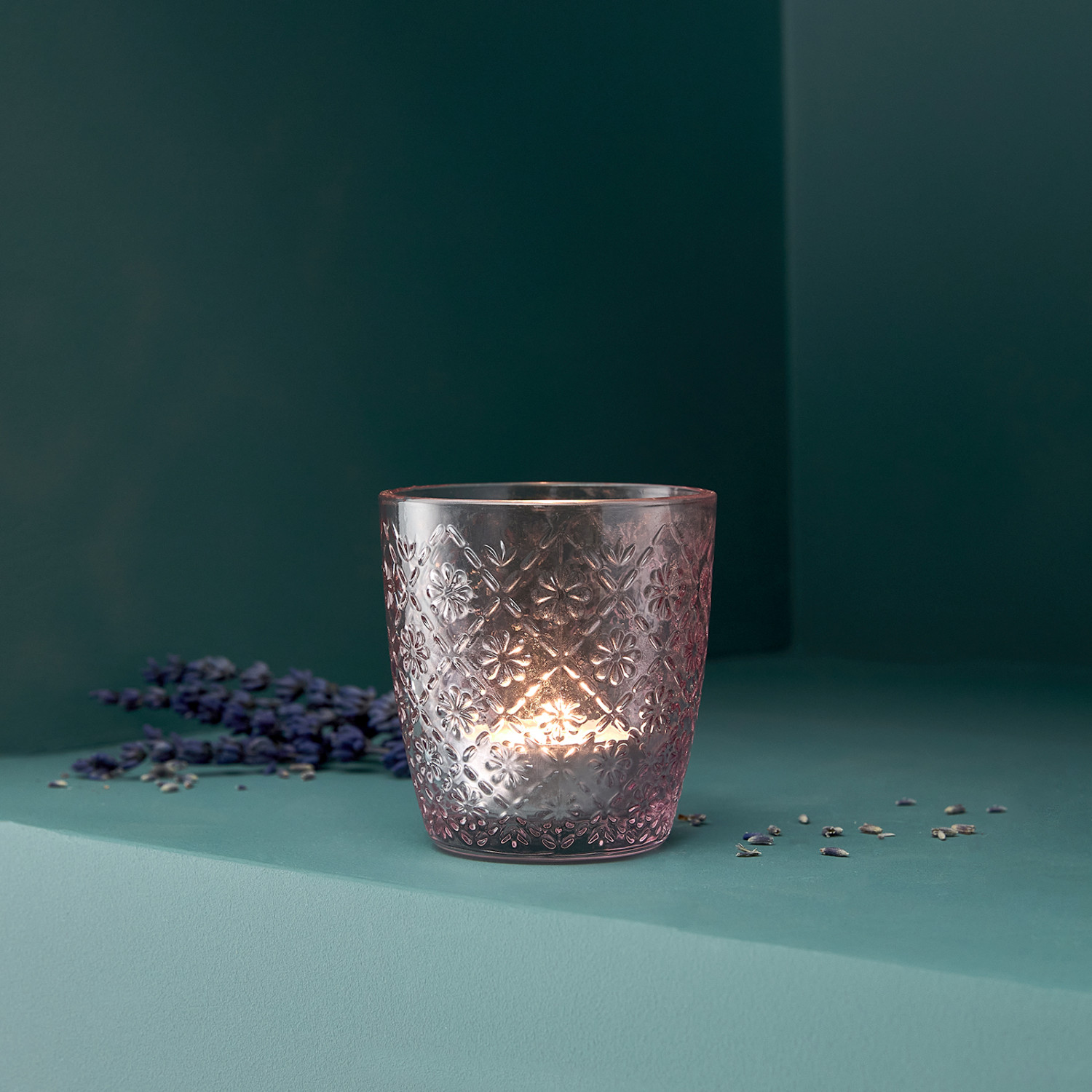 Подсвечник Efri, розовый - фото № 2