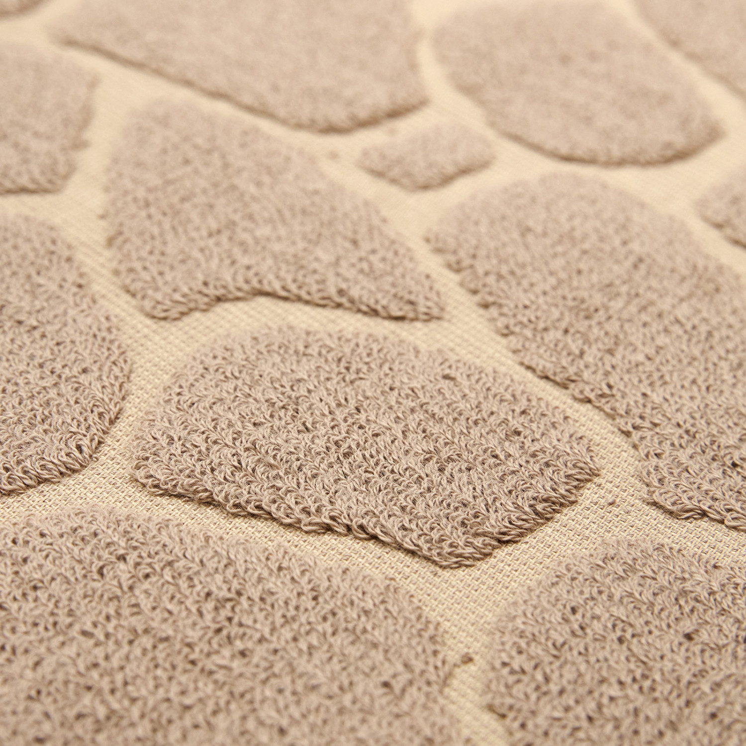 Коврик махровый Acate, коричневый - фото № 3