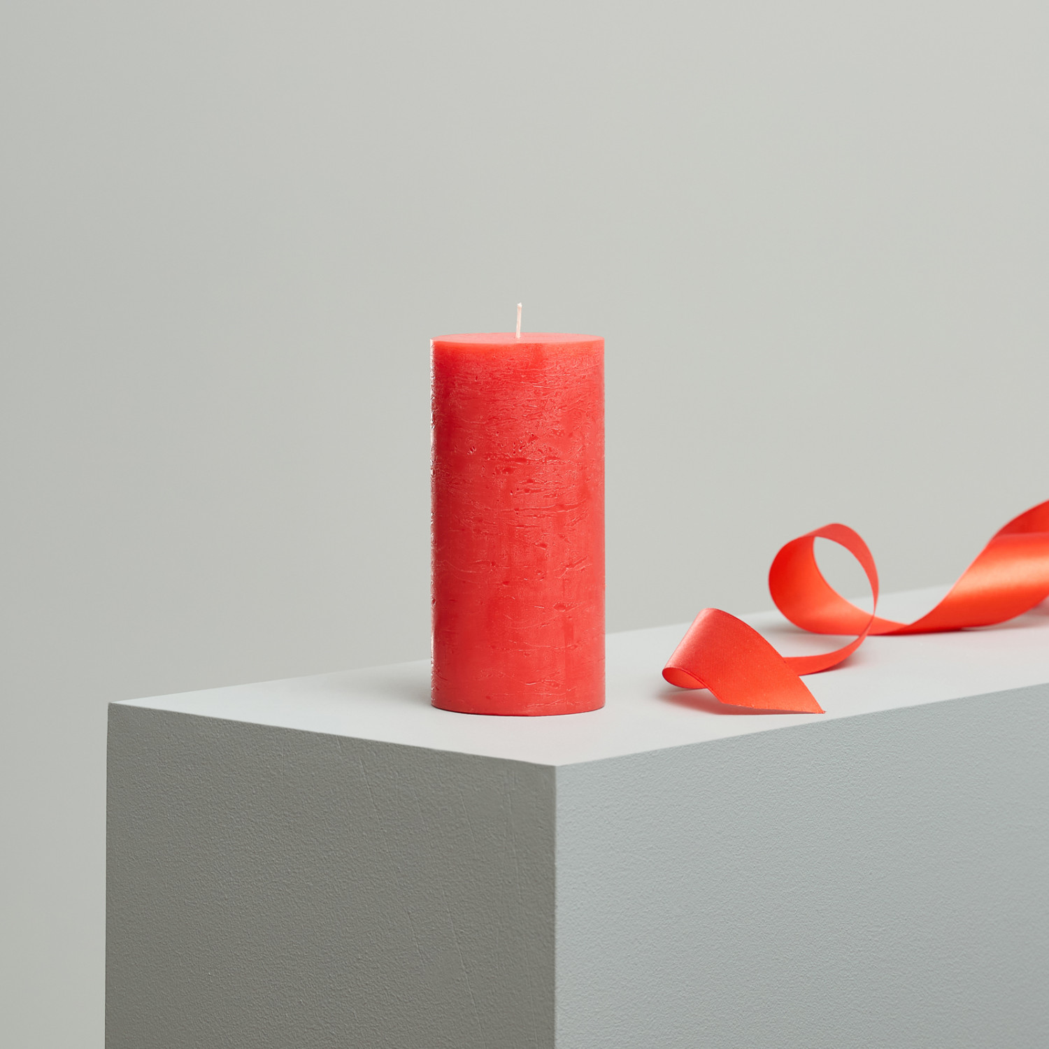 Свеча Пламя/Fiamma классическая, красная II - фото № 2
