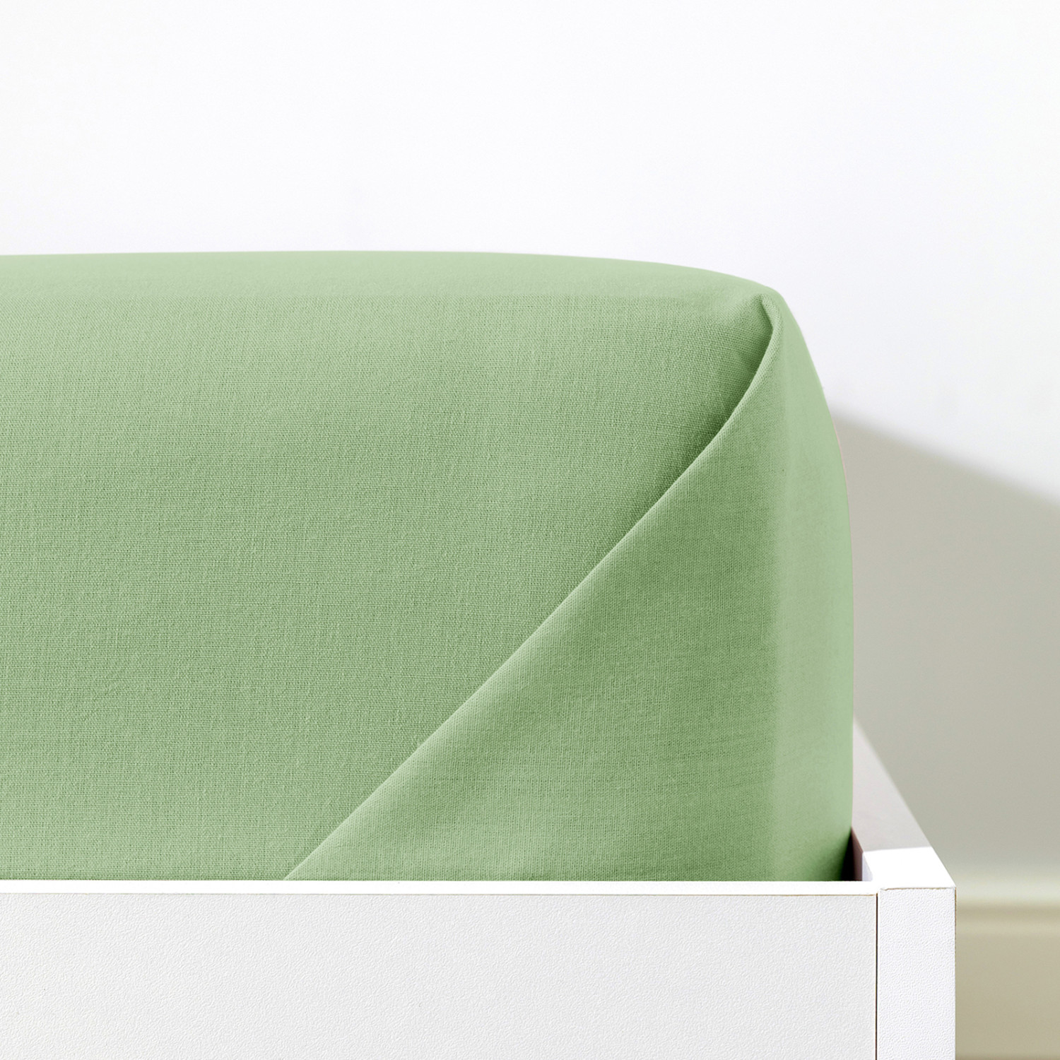 Простыня Дымчато-зеленый/Smoke green - фото № 3