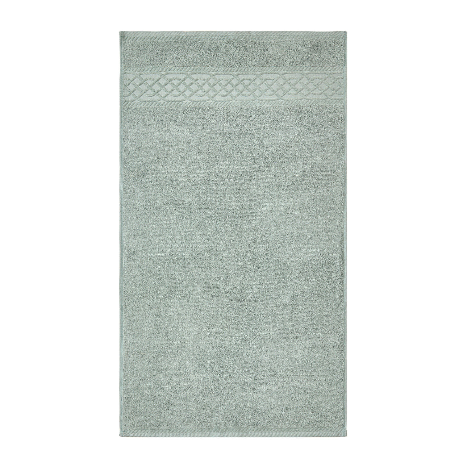 Полотенце махровое Costanza, зеленое - фото № 8