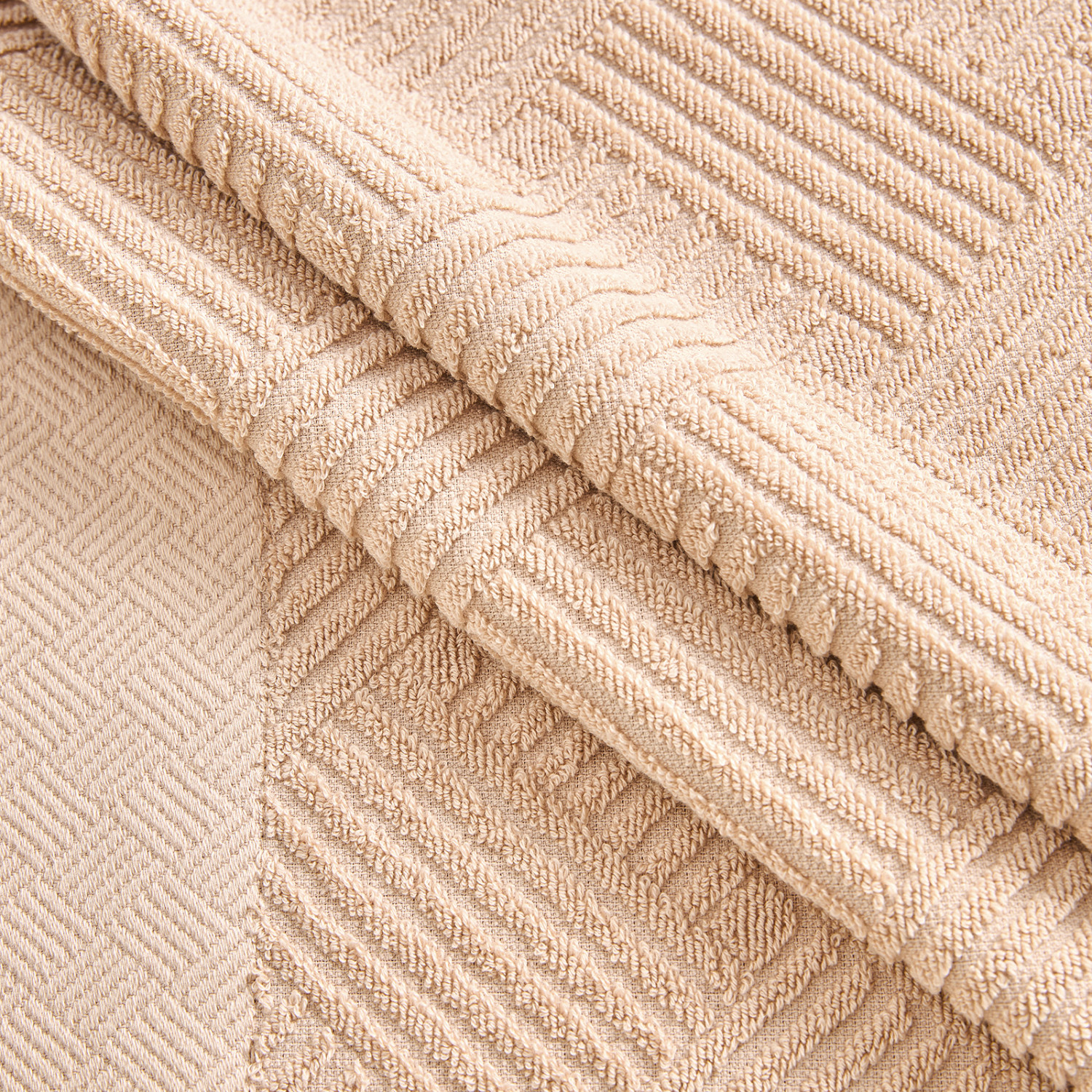 Полотенце махровое Zigzag, песок - фото № 6