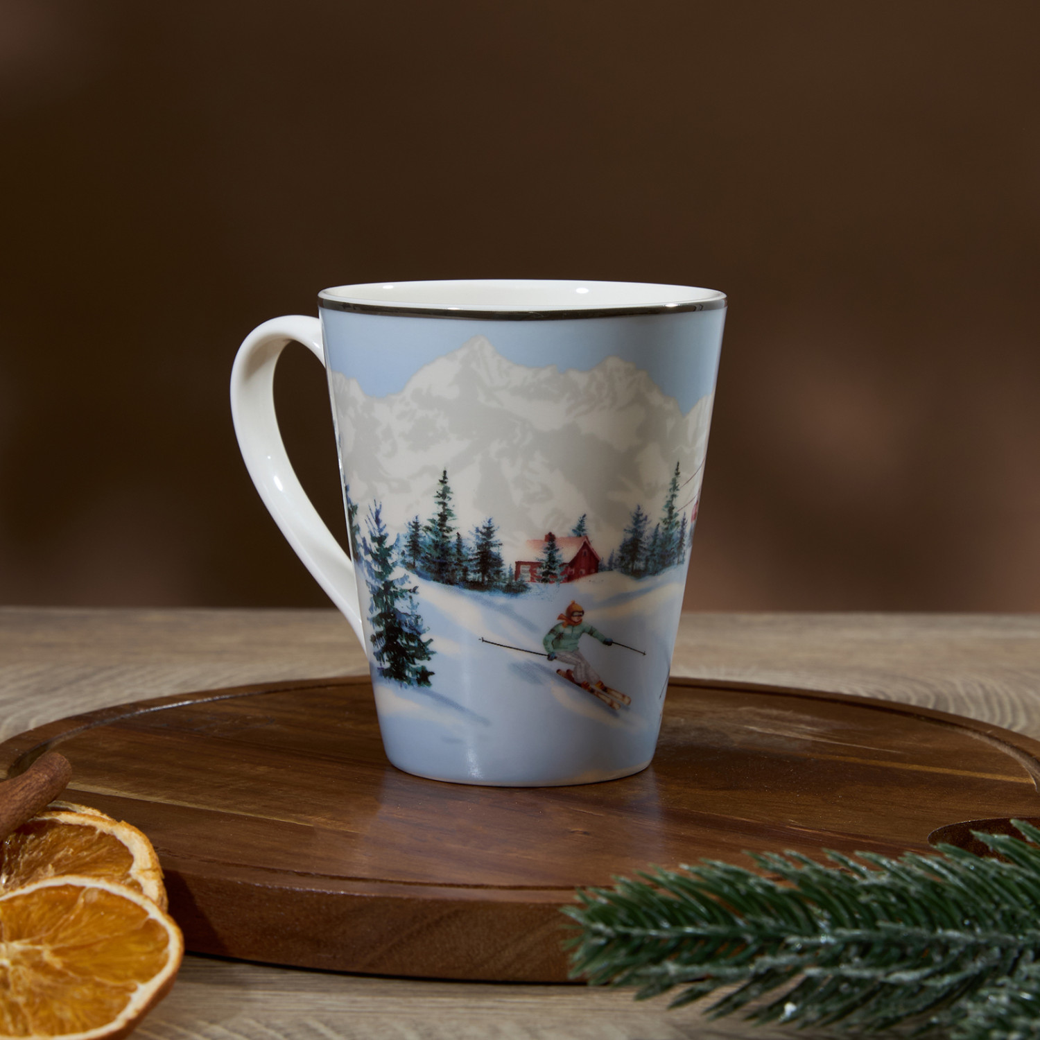 Кружка Куршевель/Courchevel - фото № 3