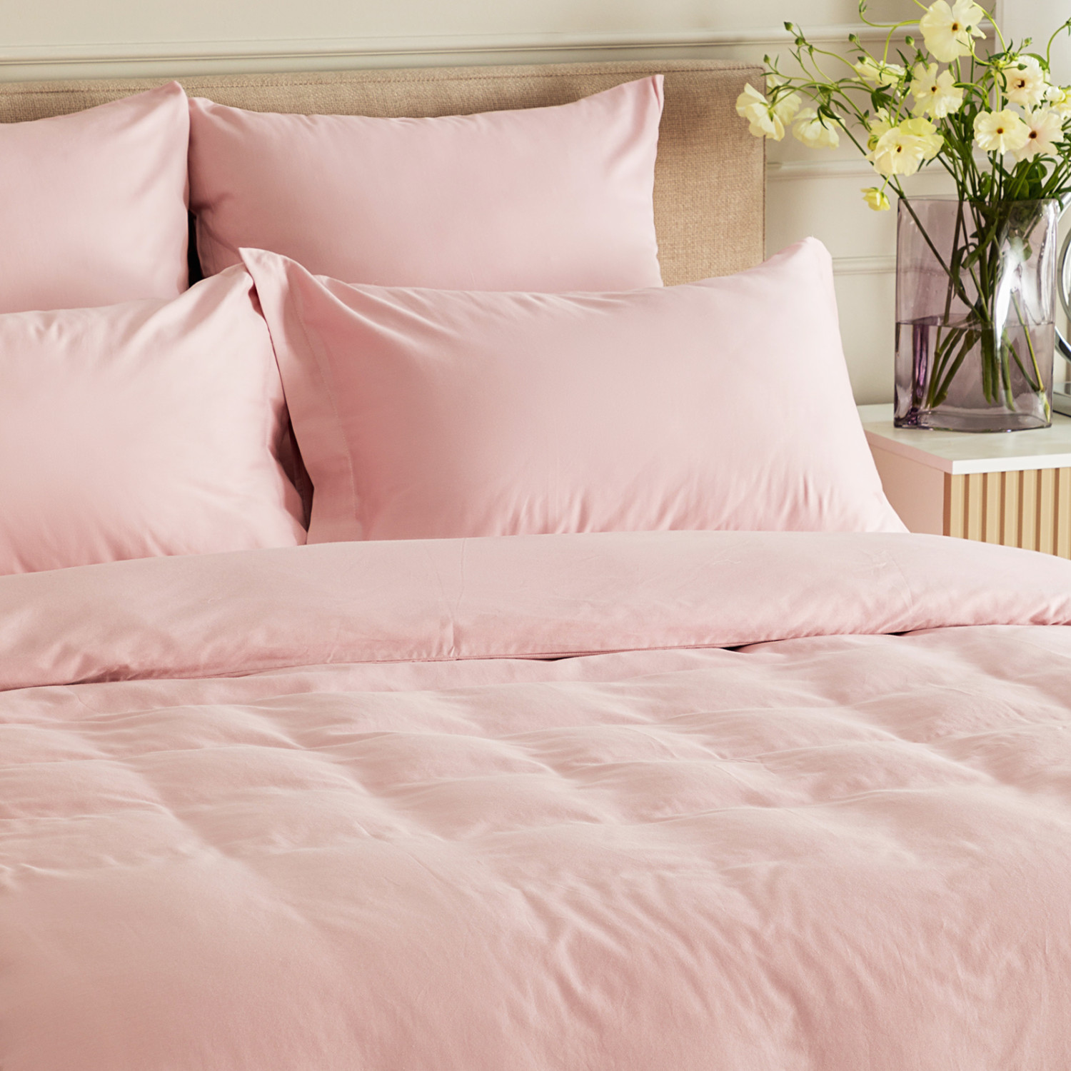 Постельное белье Soft pink, сатин - фото № 6