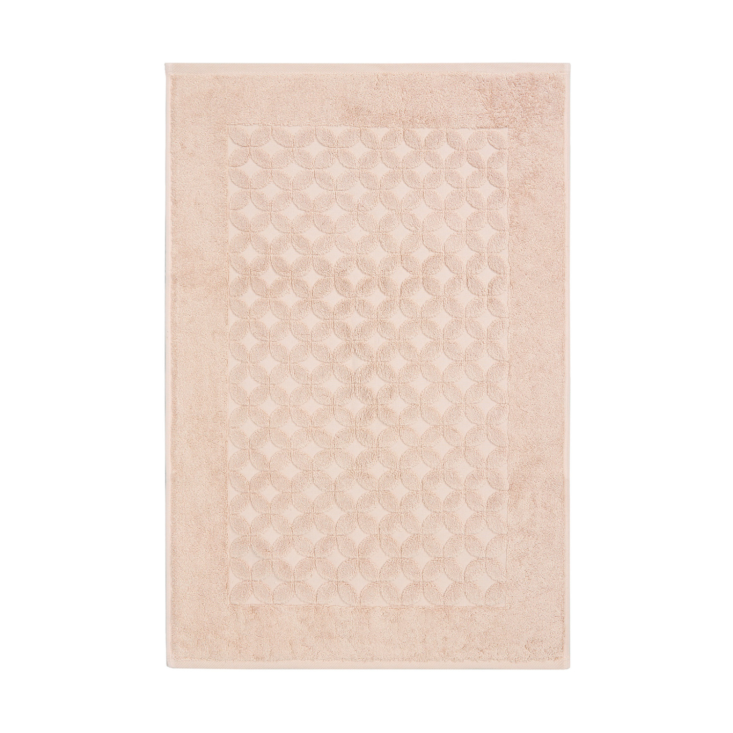 Полотенце махровое Освещение/Illumination для ног, бежевое - фото № 6