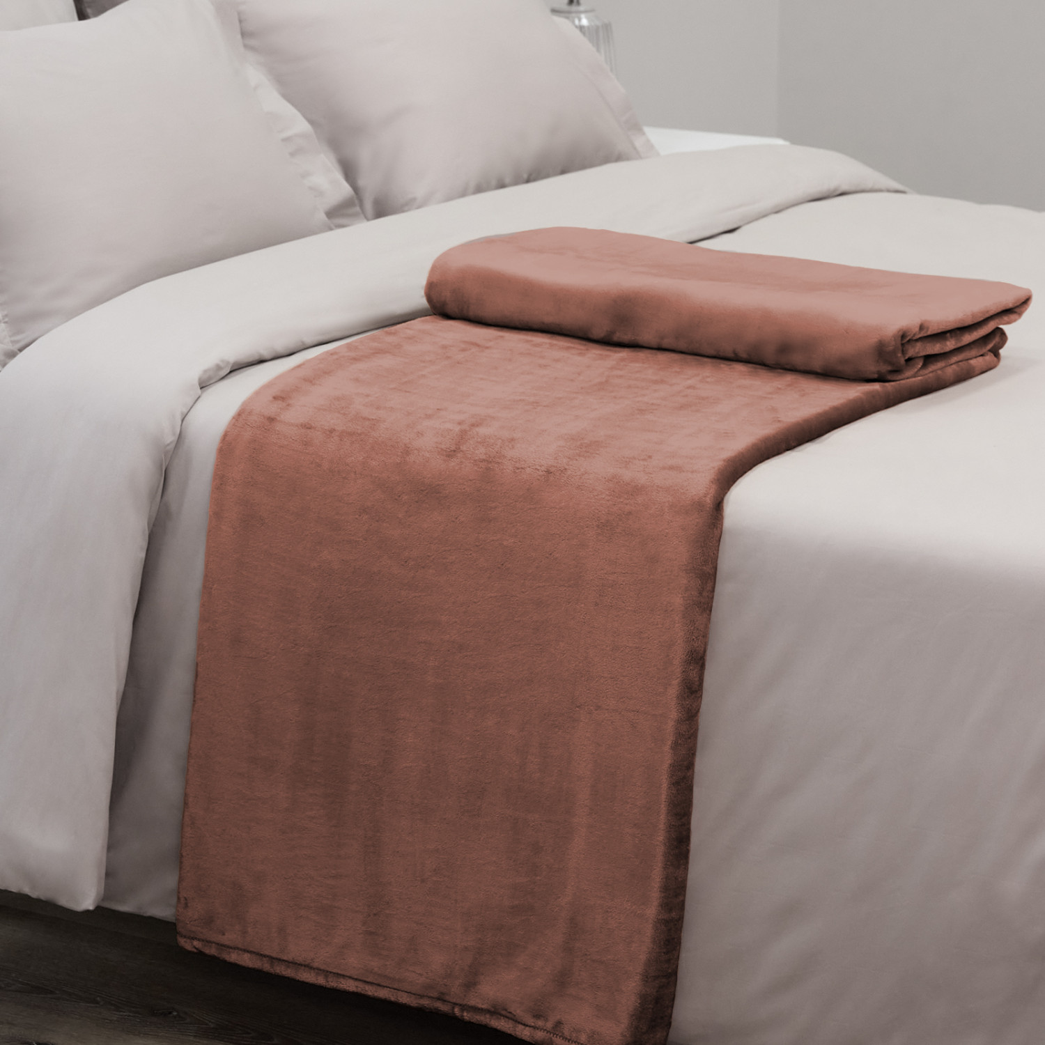 Плед Supersoft, шоколад - фото № 2