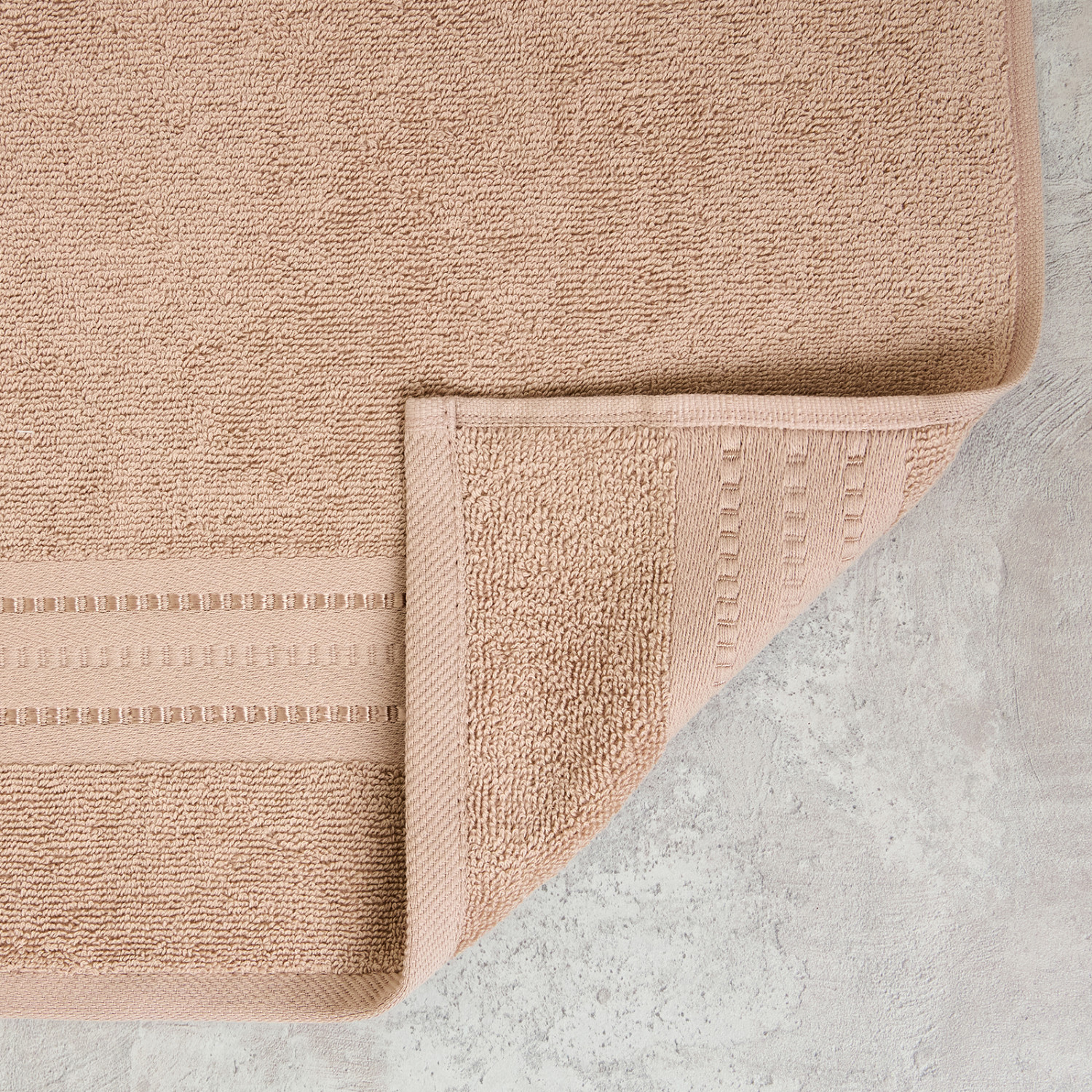 Полотенце махровое Basena, карамель - фото № 3